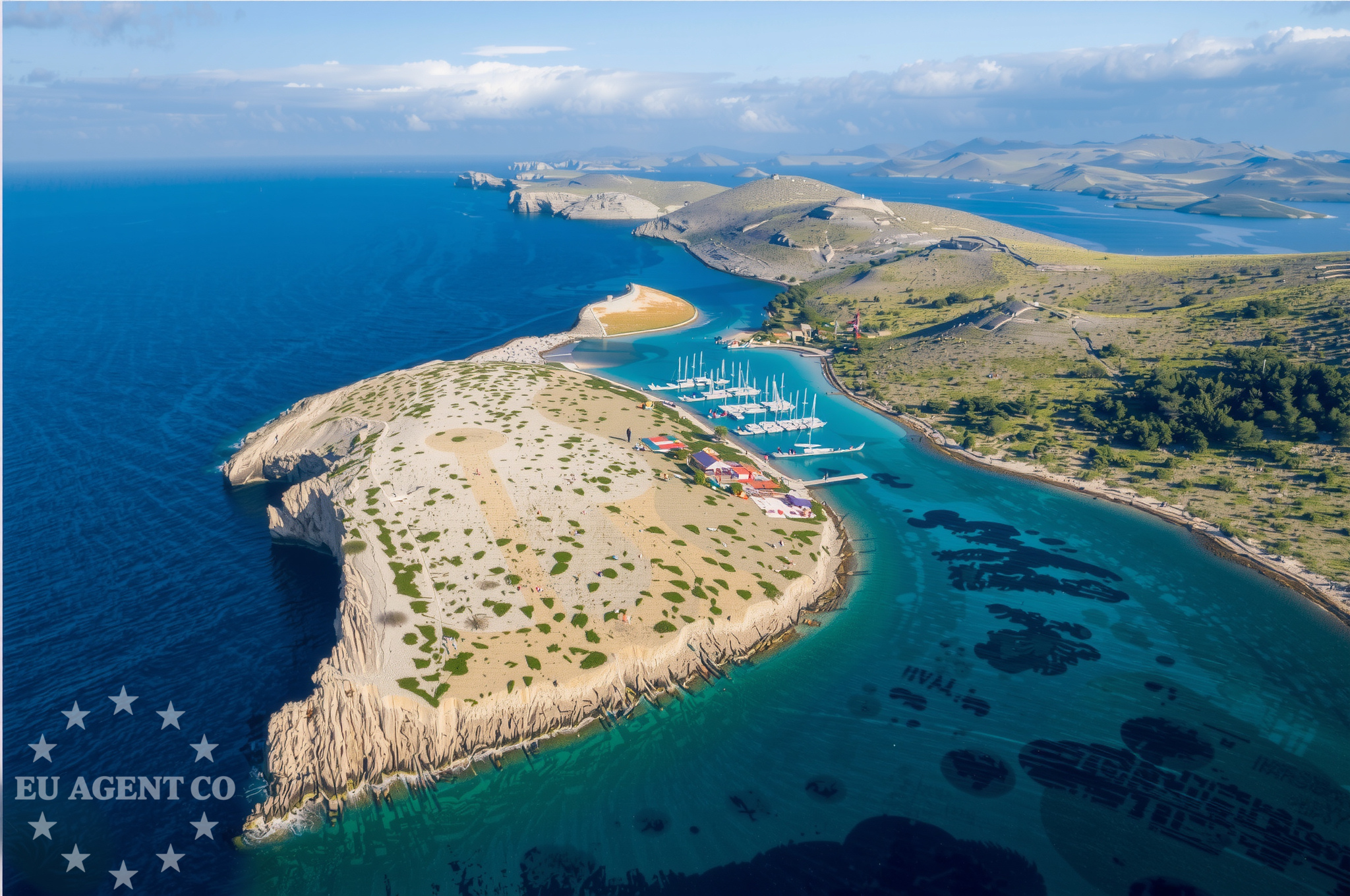 Lopatica village on the island of Kornat, Croatia