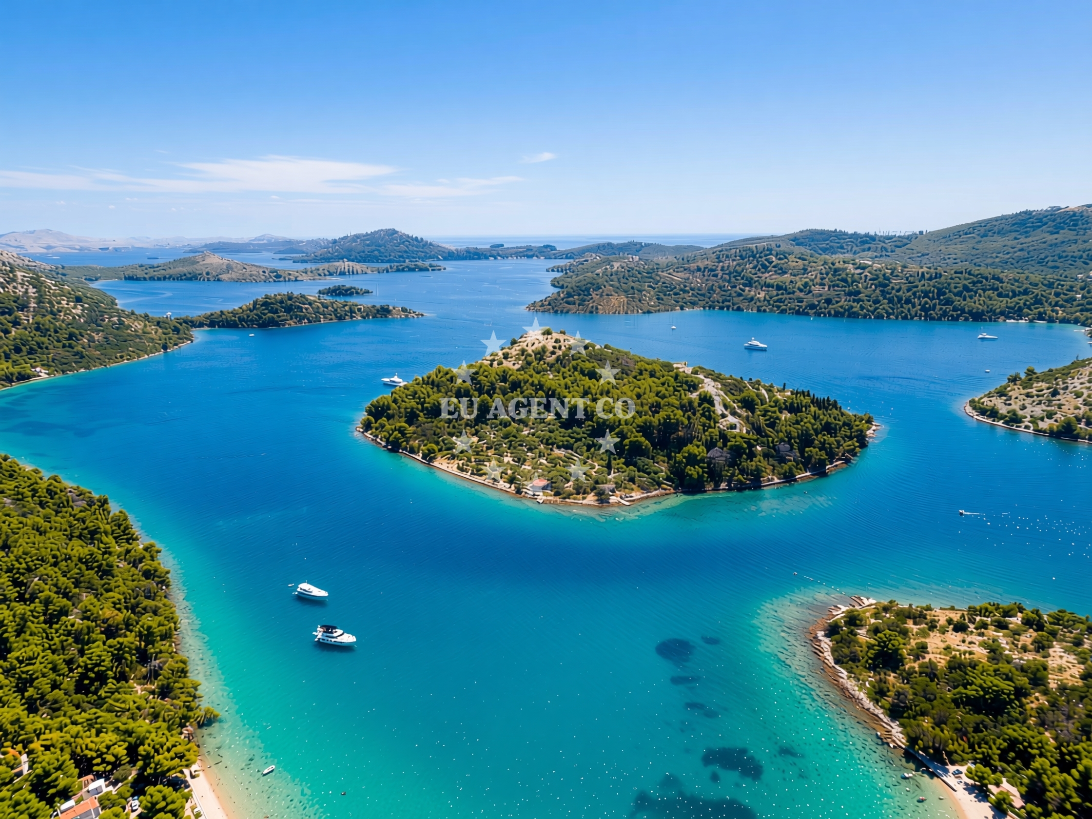 Additional view of Quay buoy field in Quay on the island Kornat, North Dalmatia, Croatia photo 4