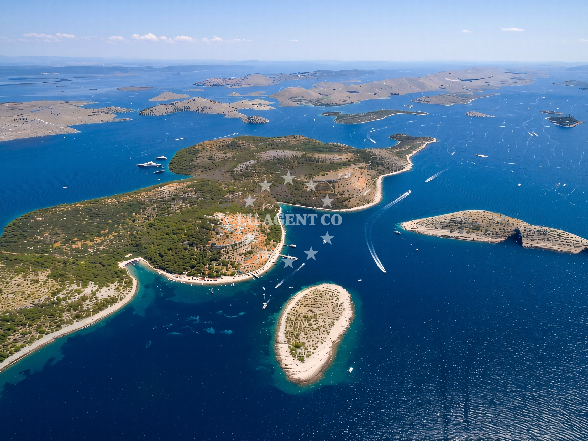 Additional view of Quay buoy field in Quay on the island Kornat, North Dalmatia, Croatia photo 5