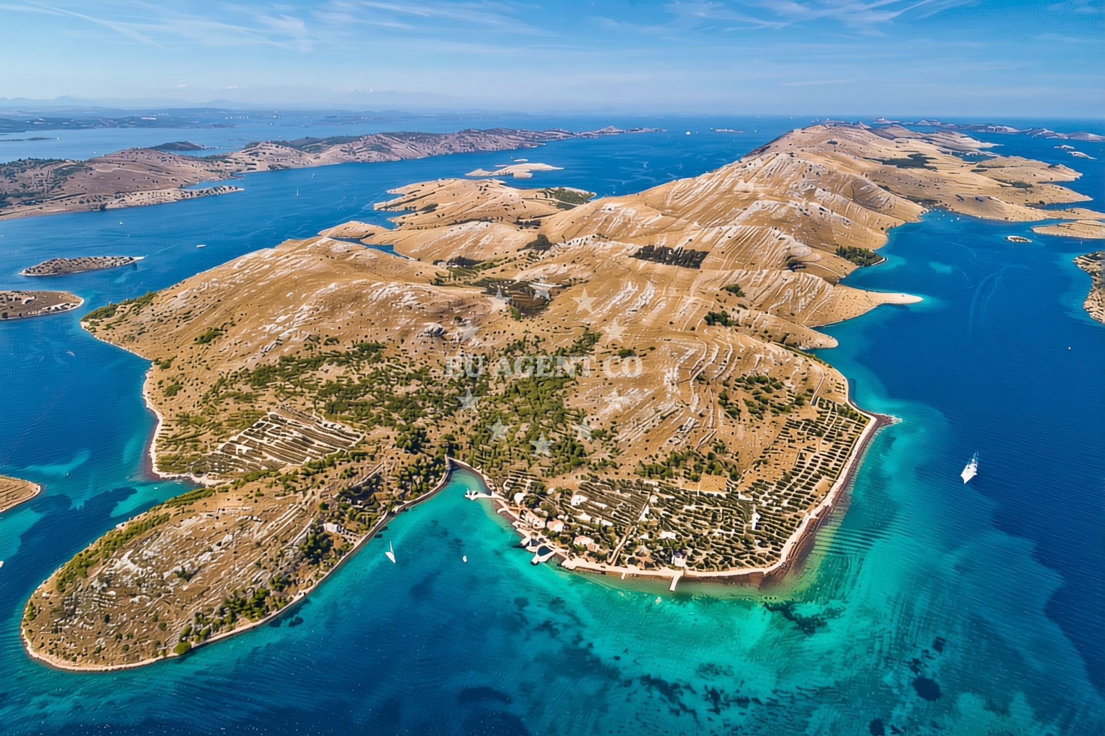 Additional view of Quay buoy field in Quay on the island Kornat, North Dalmatia, Croatia photo 6