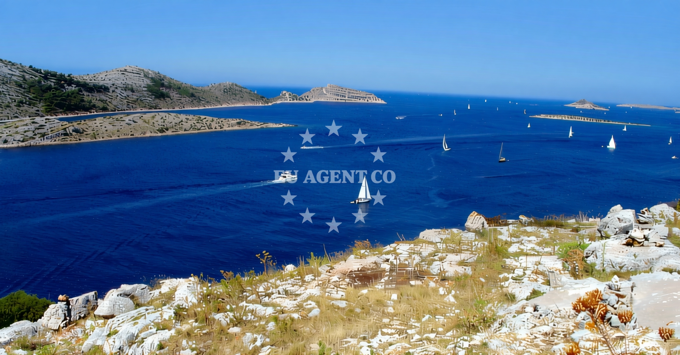 Additional view of Quay buoy field in Quay on the island Kornat, North Dalmatia, Croatia photo 7