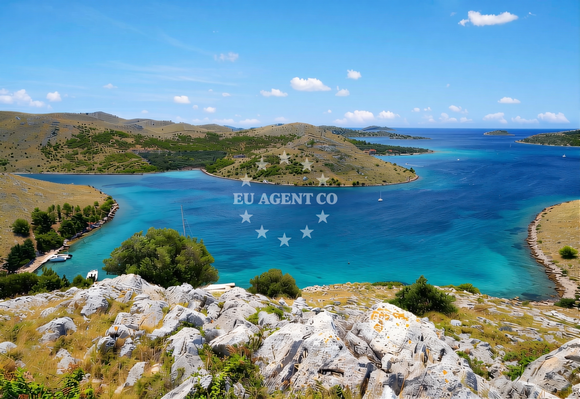 Additional view of Quay buoy field in Quay on the island Kornat, North Dalmatia, Croatia photo 9