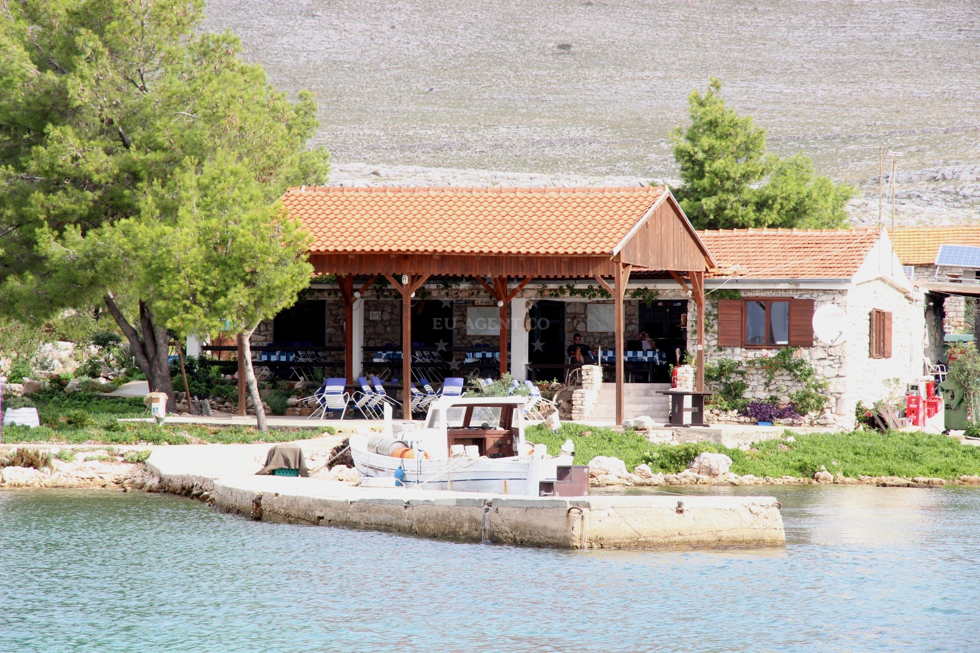 Additional view of Konoba Quattro pier buoy field in Jetty in Strižnja on the island Kornat, North Dalmatia, Croatia photo 6