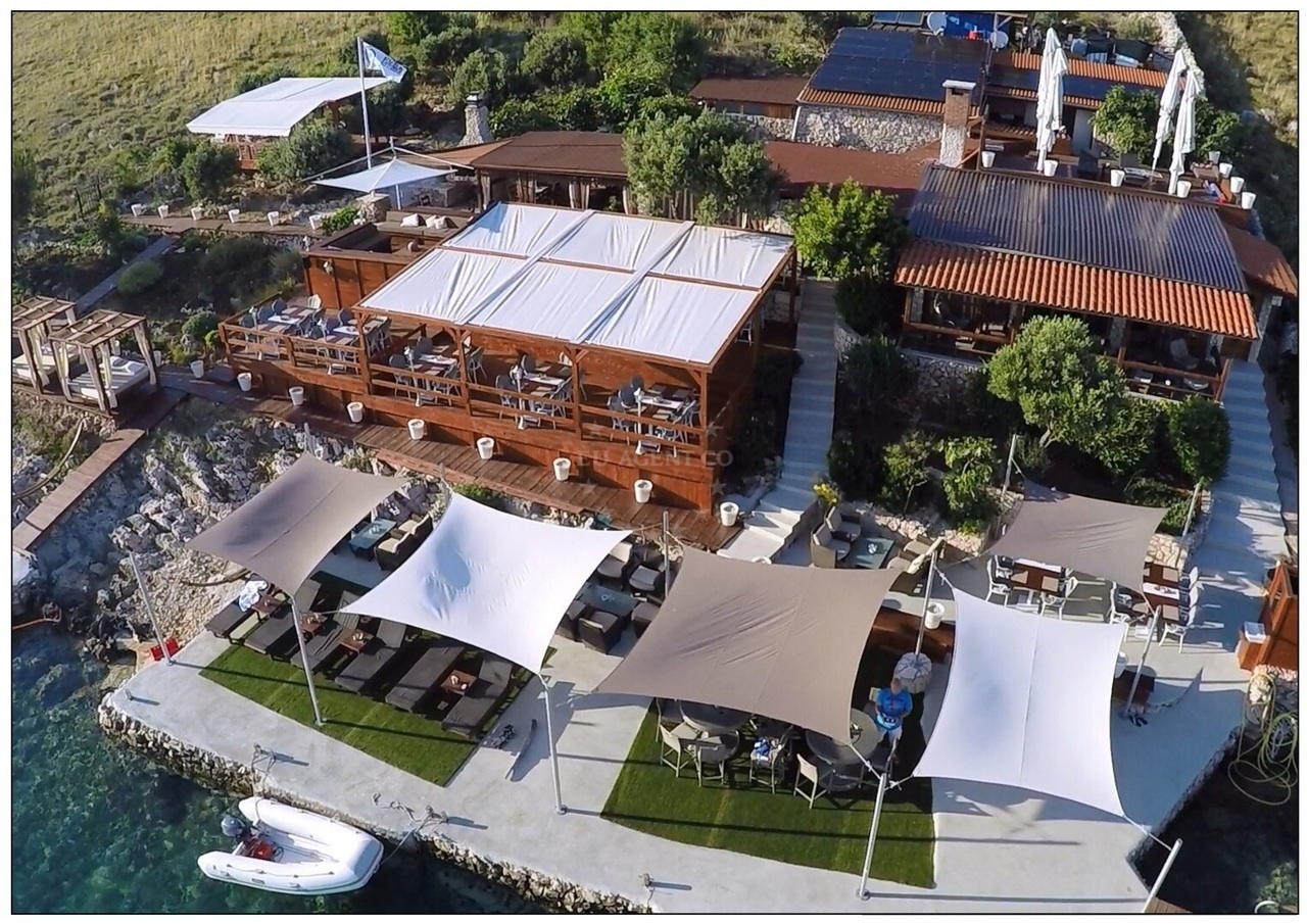 Scenic view of the Core Lounge Bar & Restaurant buoy field in Vrulje, Kornat