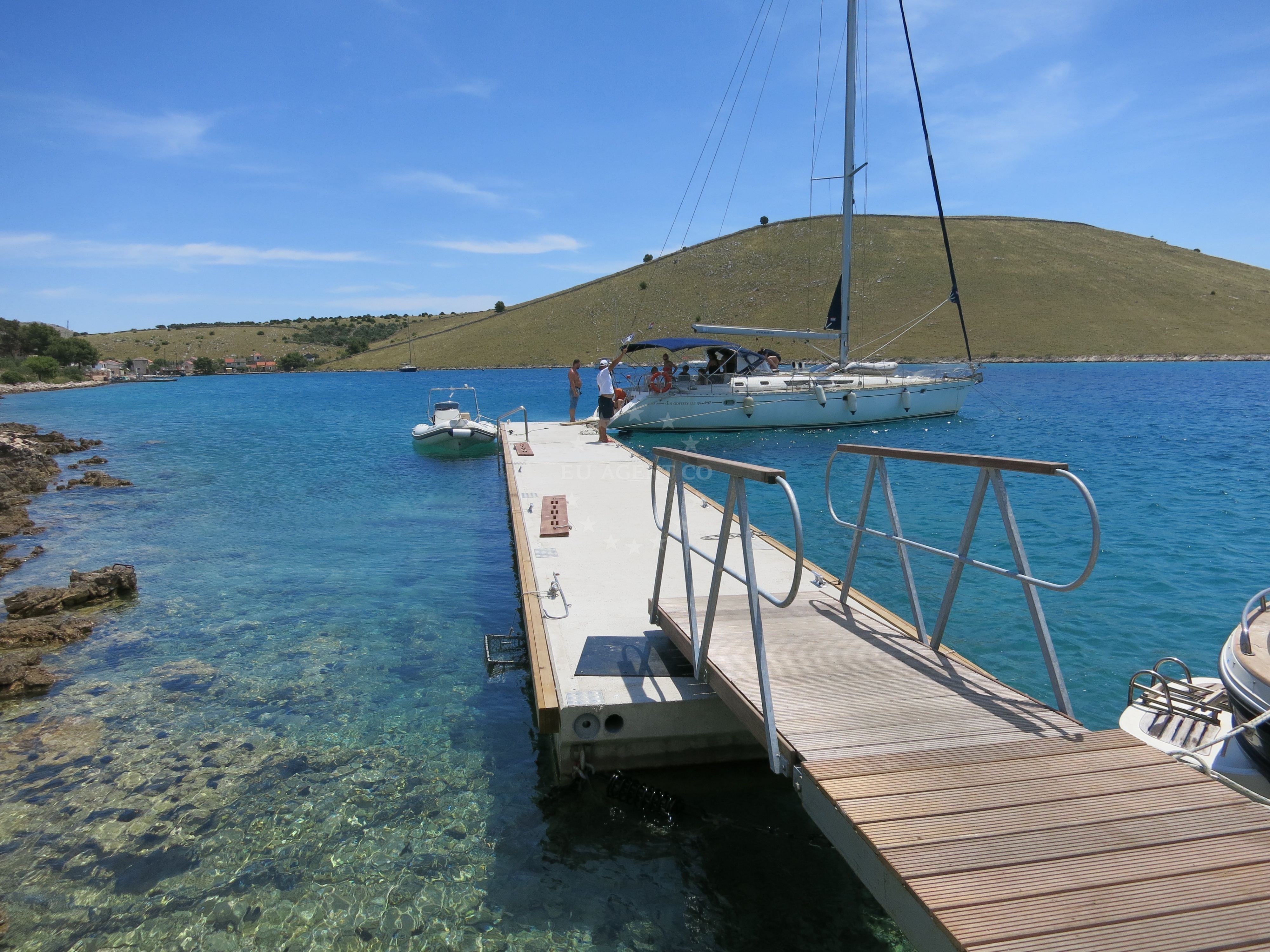 Core Lounge Jetty in Vrulje, Kornat, Croatia