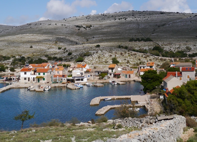 Vrulje Jetty on Kornat, North Dalmatia, Croatia