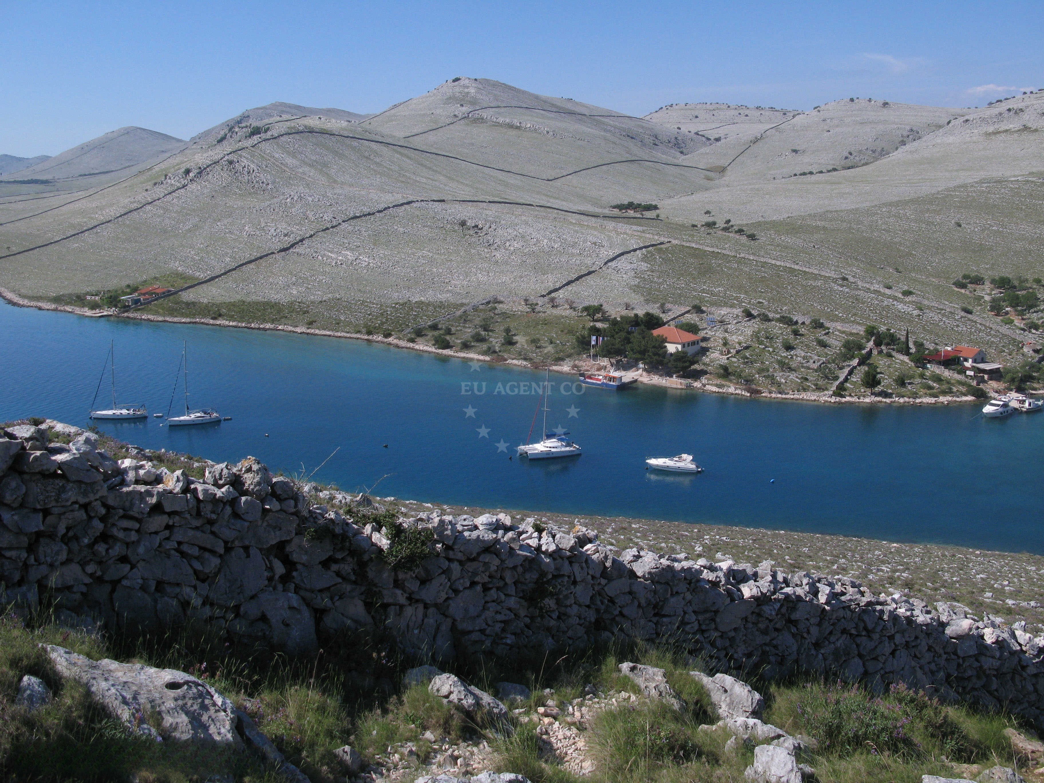 Konoba Ante buoy in Vrulje, Kornat, North Dalmatia