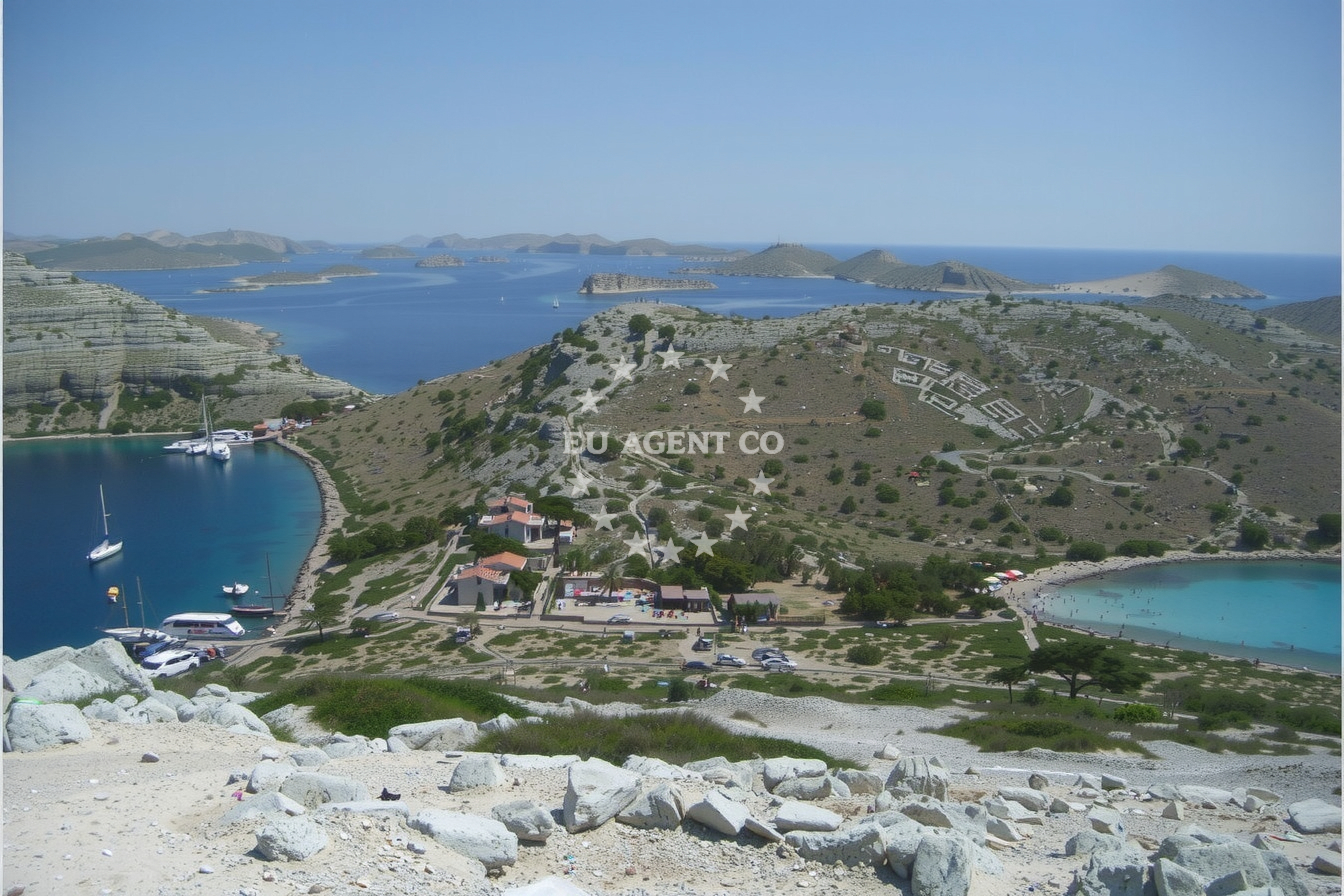 Additional view of Jetty buoy field in Jetty on the island Levrnaka, North Dalmatia, Croatia photo 13