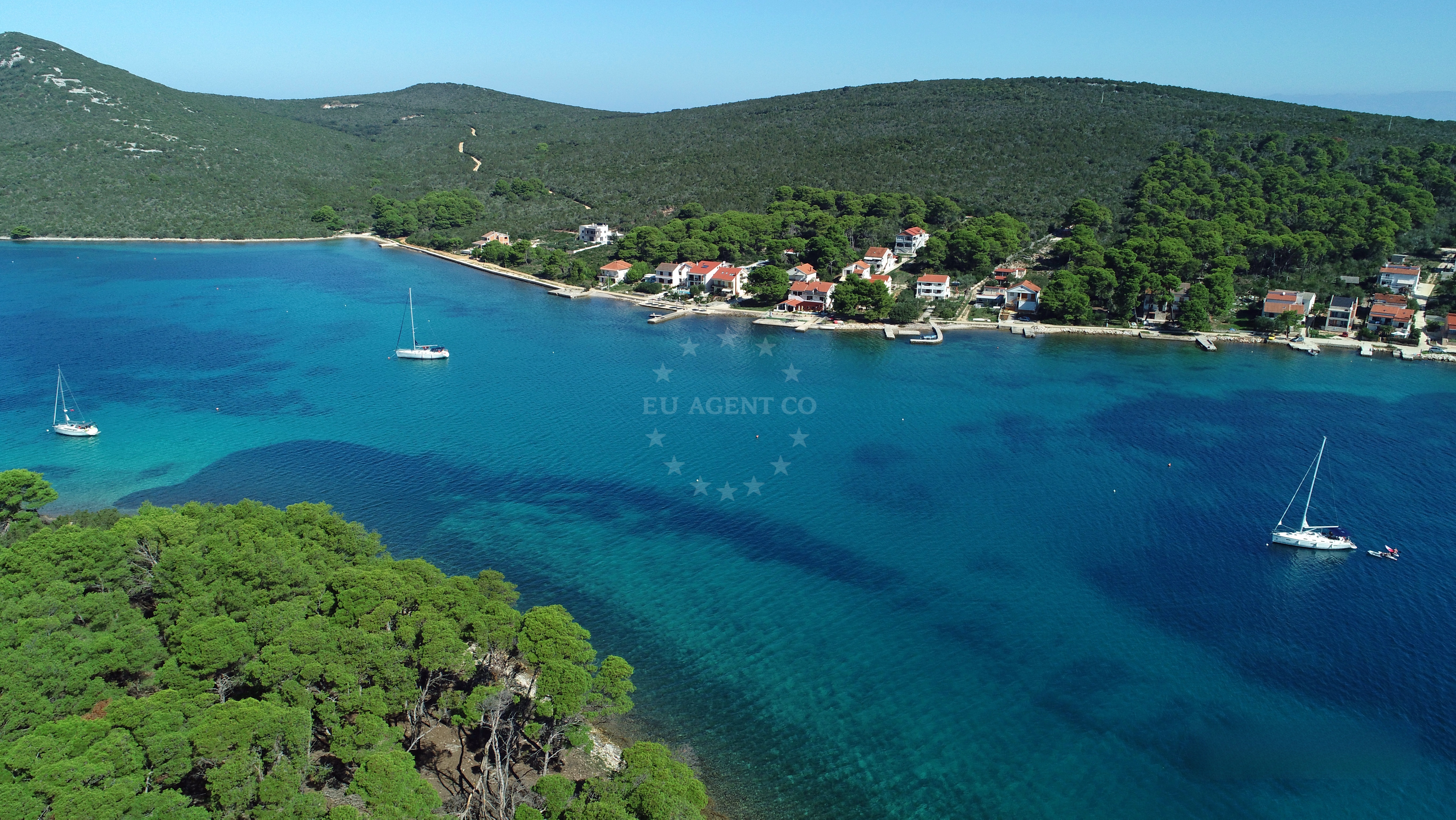 Nautical view of Buoy Field Brgulje, Molat, Croatia