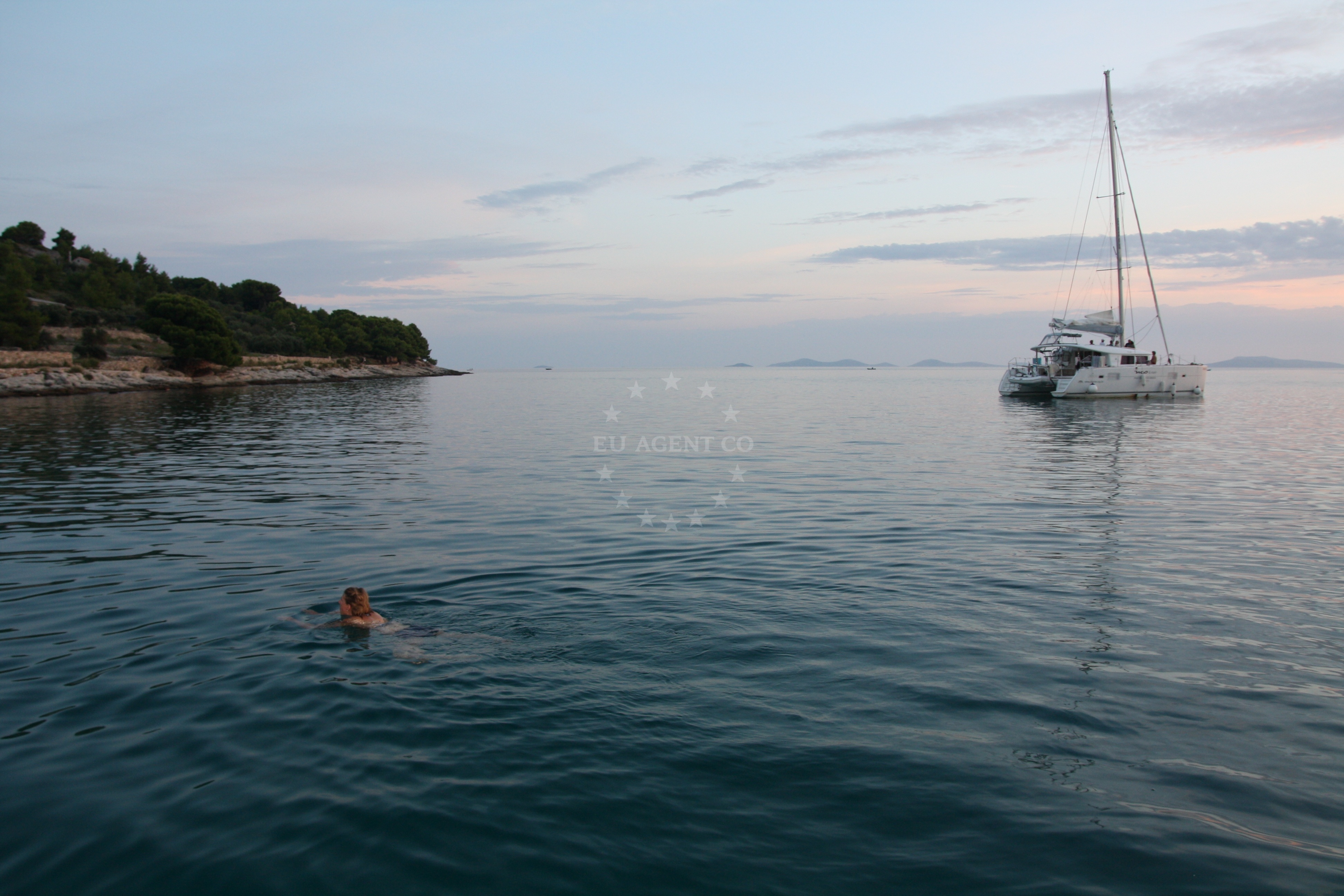 Cigrada Buoy Field with nearby jetty, Murter