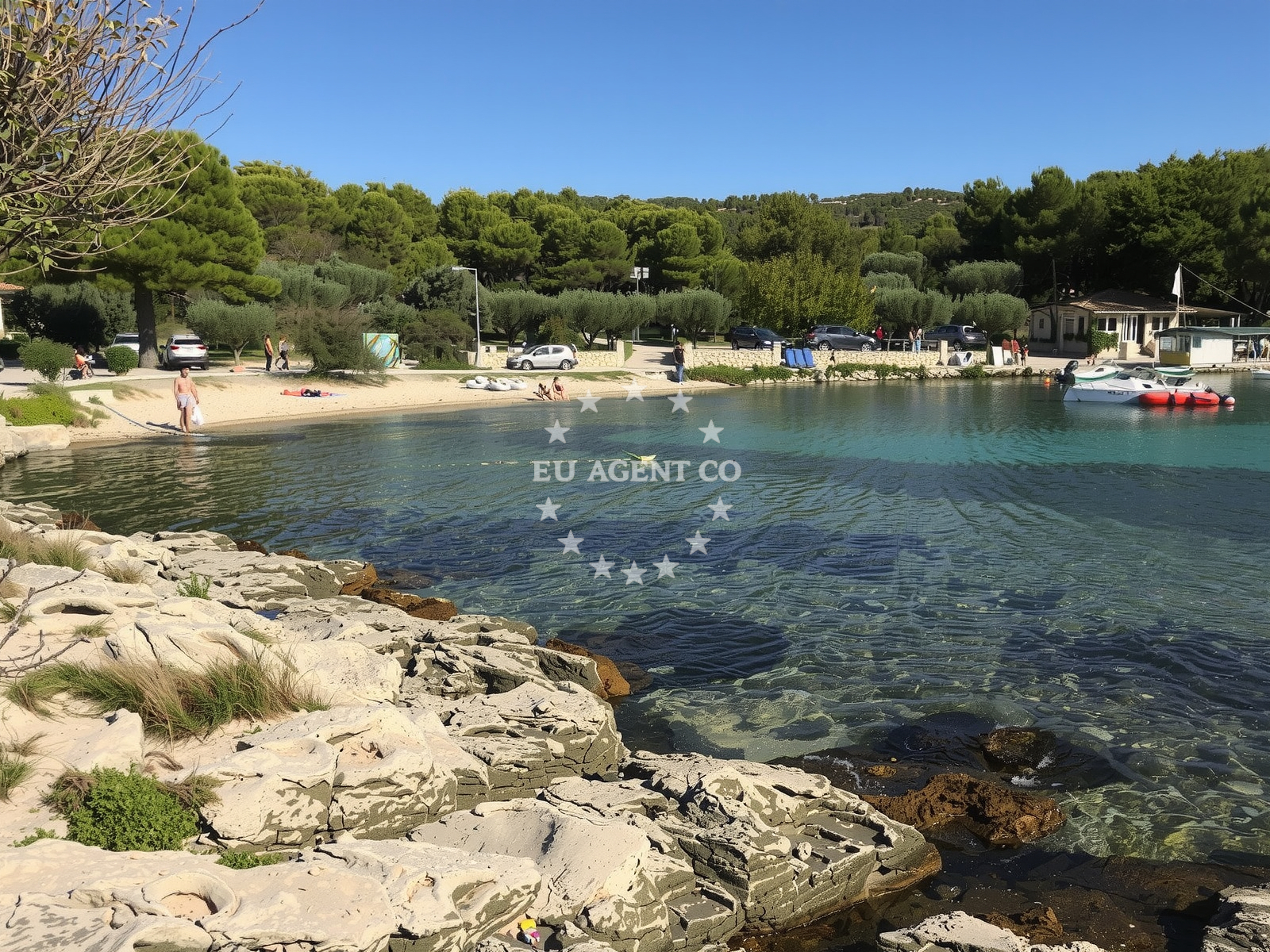 Additional view of Jetty buoy field in Jetty on the island Murter, North Dalmatia, Croatia photo 6