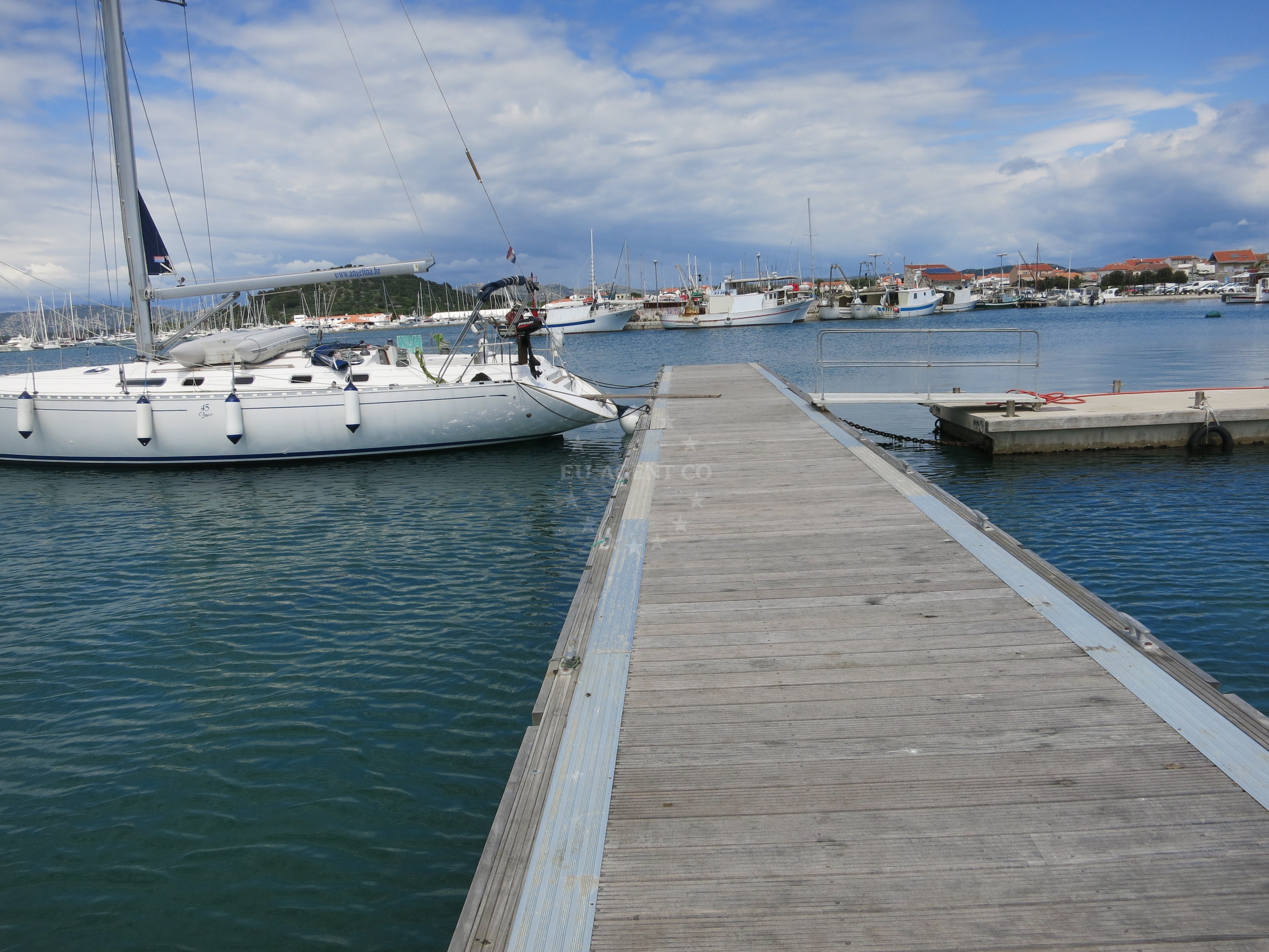 View of Restaurant Fabro near Fabro Yacht Docks