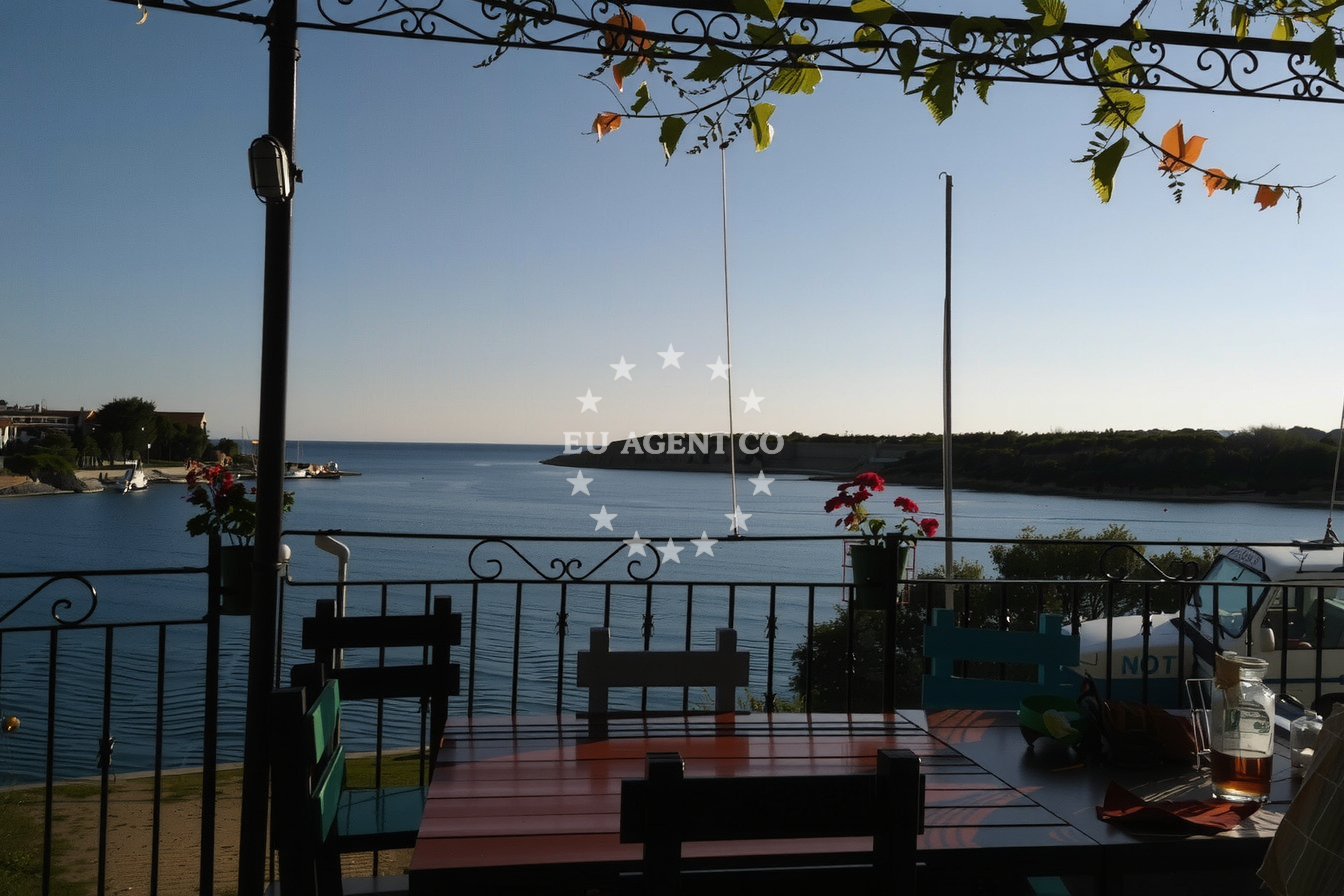 Boats mooring at Dudici jetty, North Dalmatia