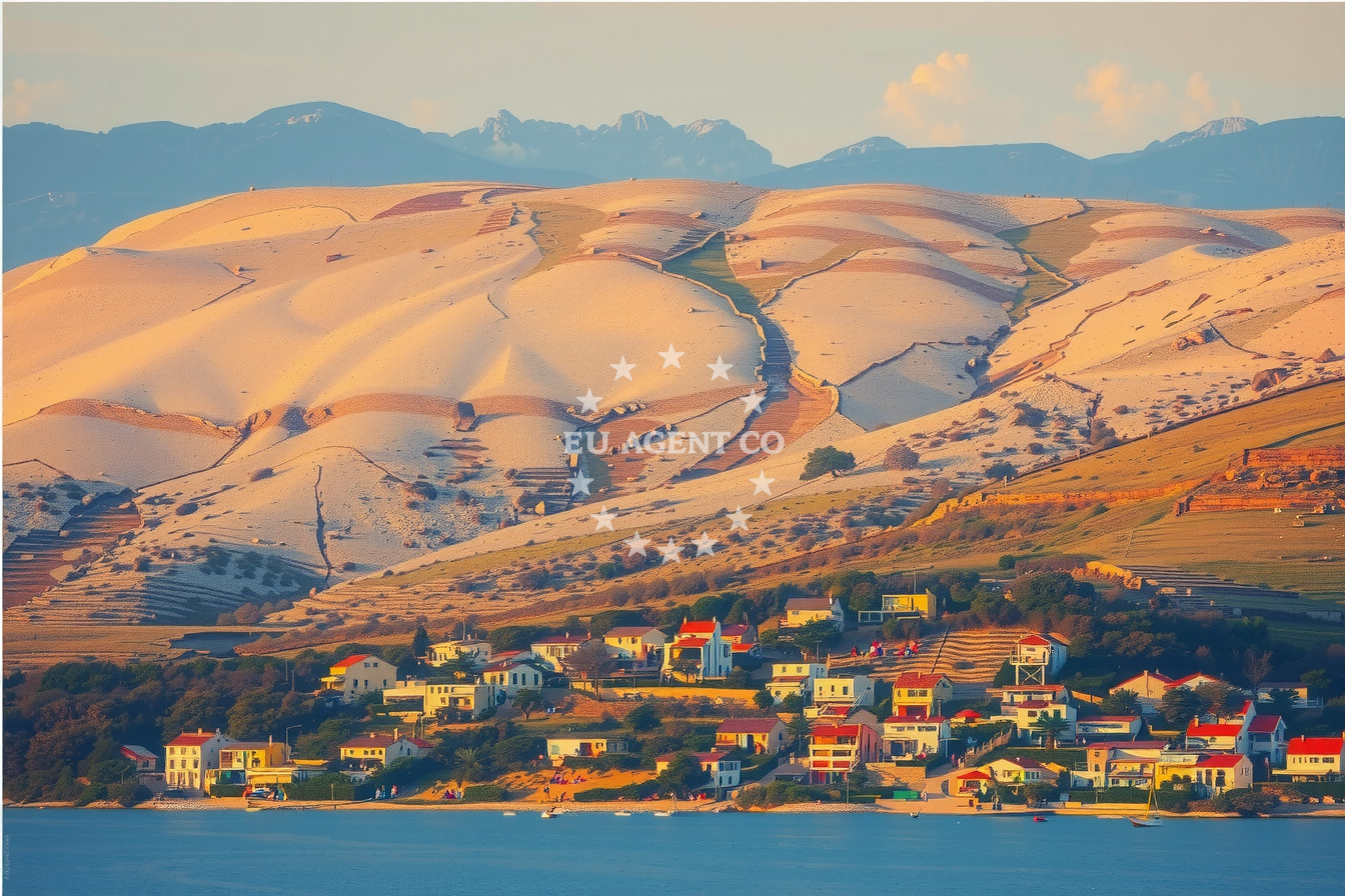 Additional view of Jetty buoy field in Jetty on the island Pag, North Dalmatia, Croatia photo 4