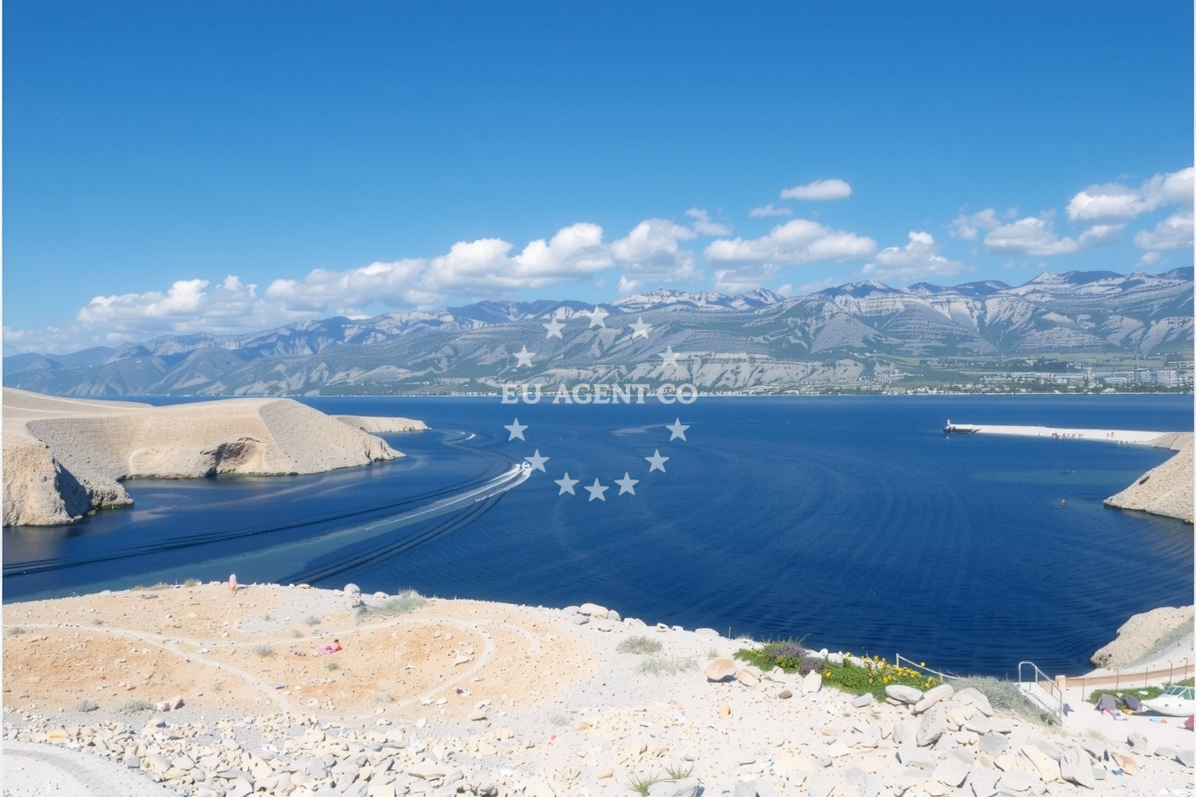 Additional view of Jetty buoy field in Jetty on the island Pag, North Dalmatia, Croatia photo 6