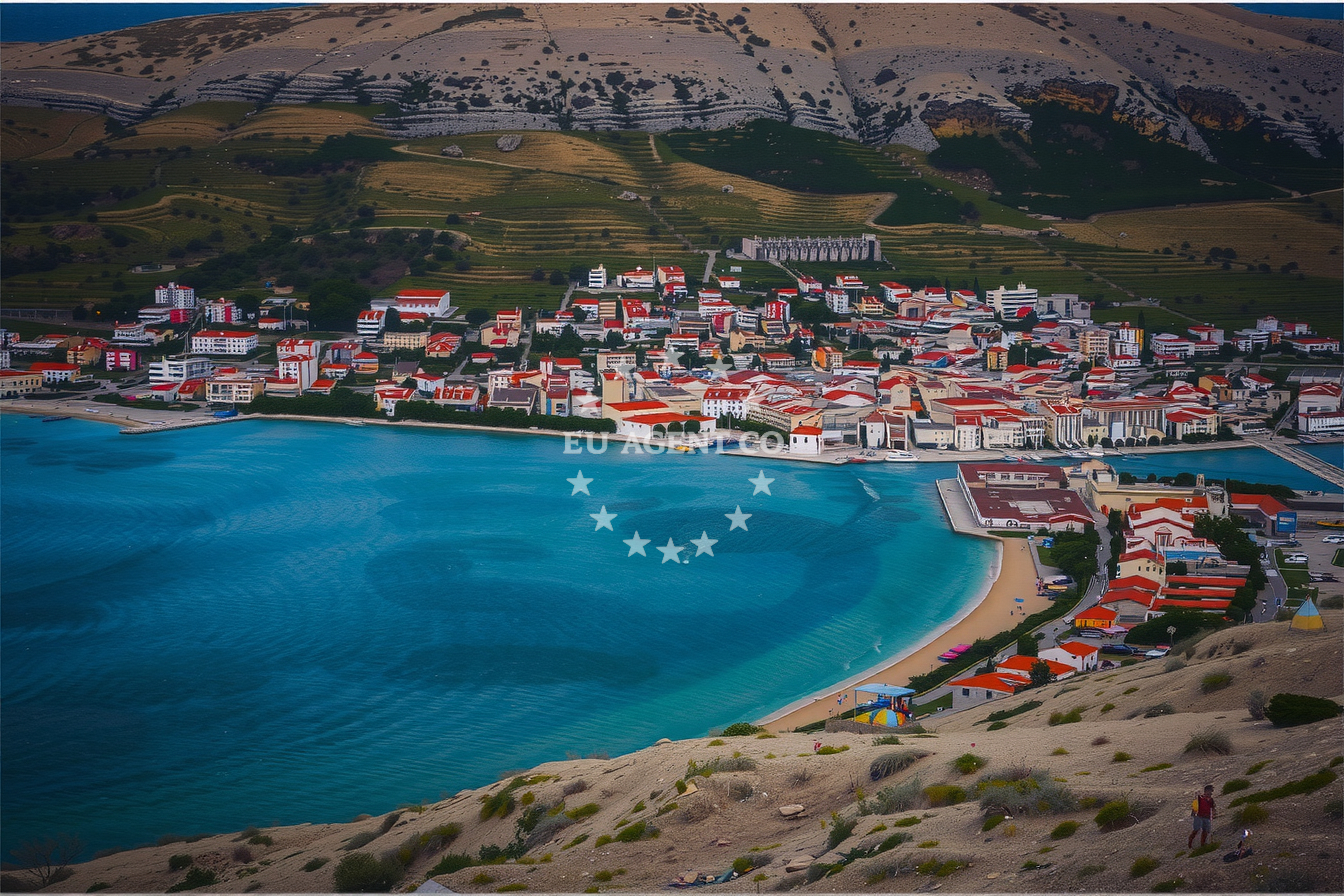 Additional view of Jetty buoy field in Jetty on the island Pag, North Dalmatia, Croatia photo 8