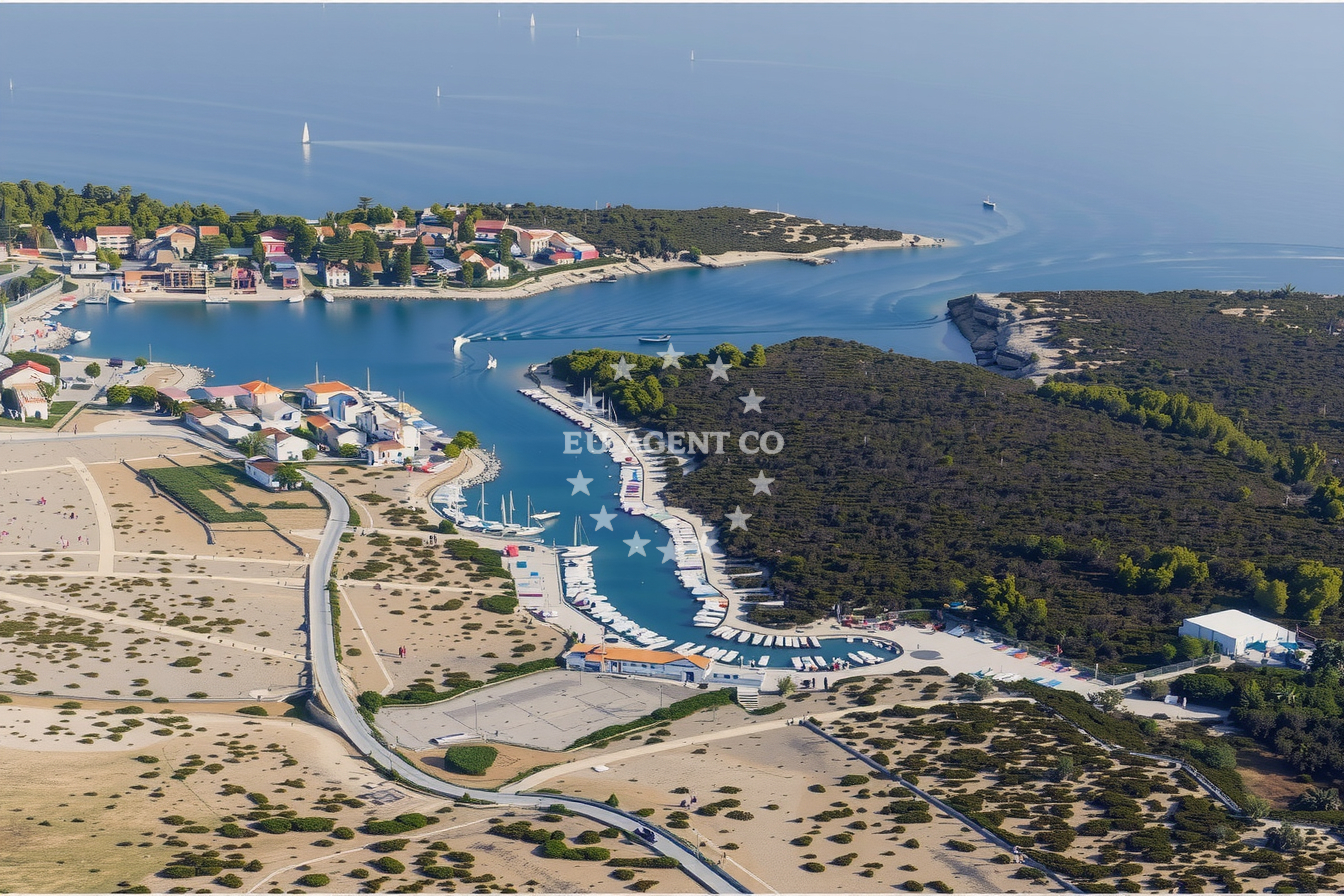 Jetty in Potočnica, Pag, North Dalmatia, Croatia