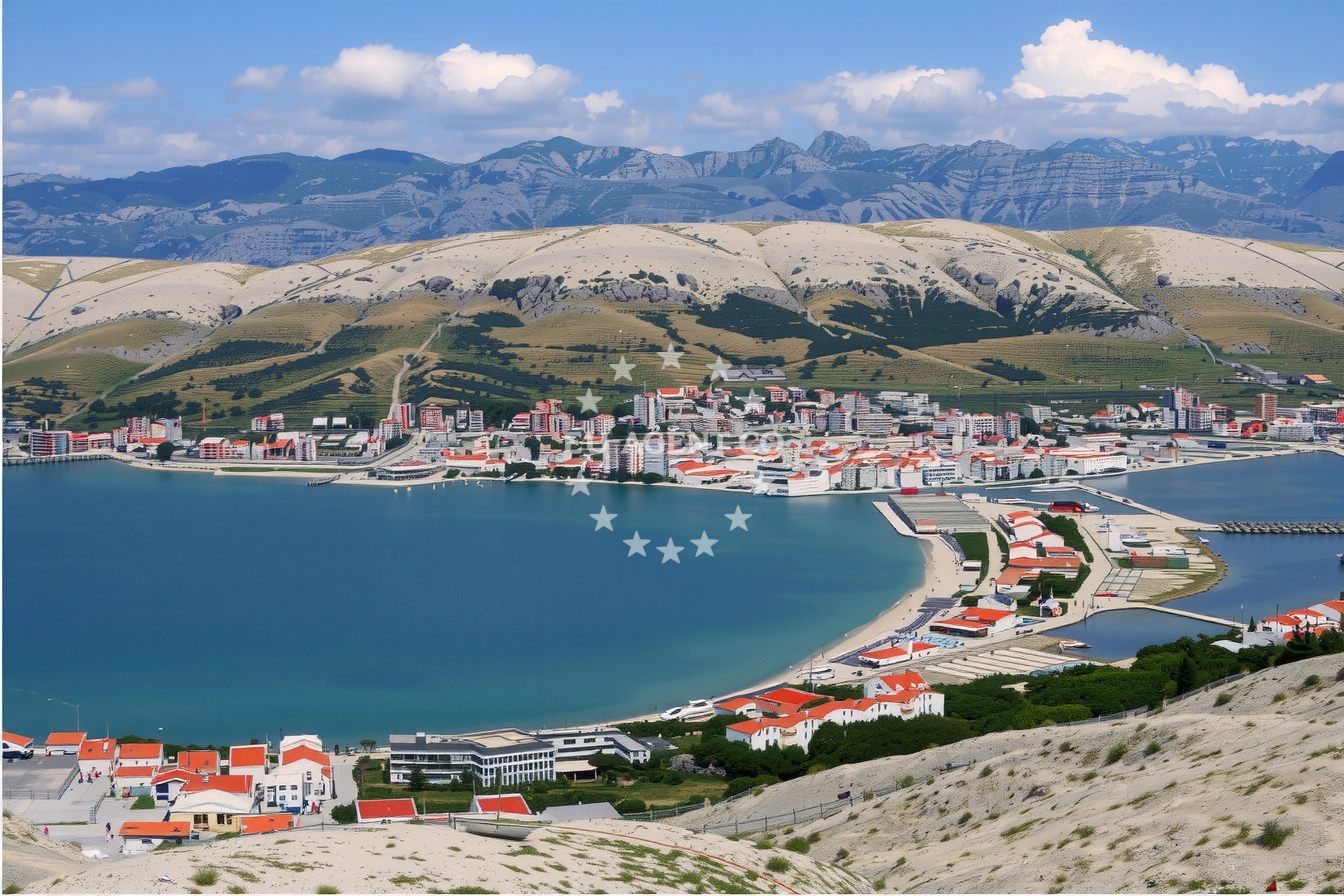 Additional view of Jetty buoy field in Jetty in Potočnica on the island Pag, North Dalmatia, Croatia photo 10
