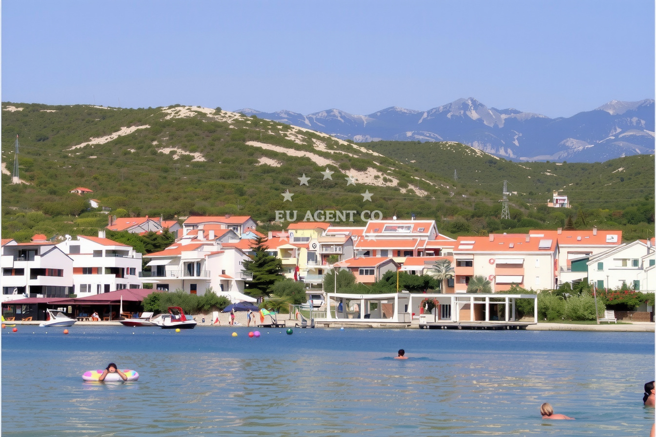 Additional view of Drljanda buoy field in Quay in Stara Novalja on the island Pag, North Dalmatia, Croatia photo 15
