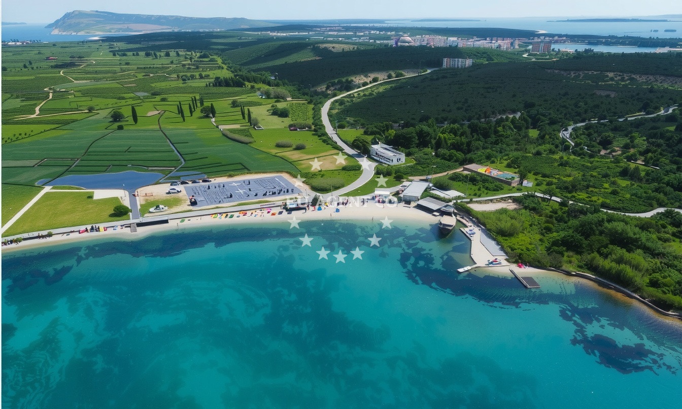Additional view of Jetty buoy field in Jetty in Zubovići on the island Pag, North Dalmatia, Croatia photo 13