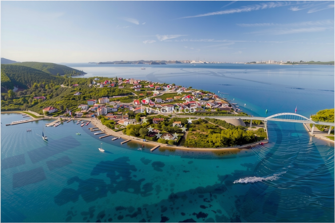 Approach and location view of Jetty buoy field in Jetty on the island Pašman, North Dalmatia, Croatia photo 3