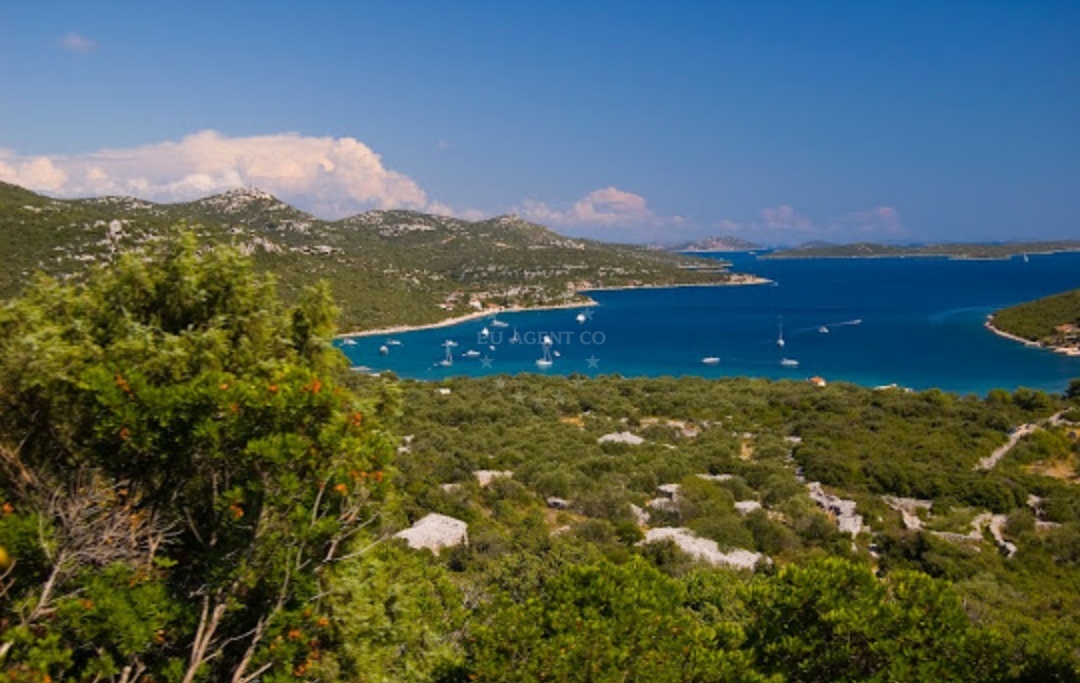 Coastal view near Uvala Landin, Pasman mooring location in pasman, Croatia