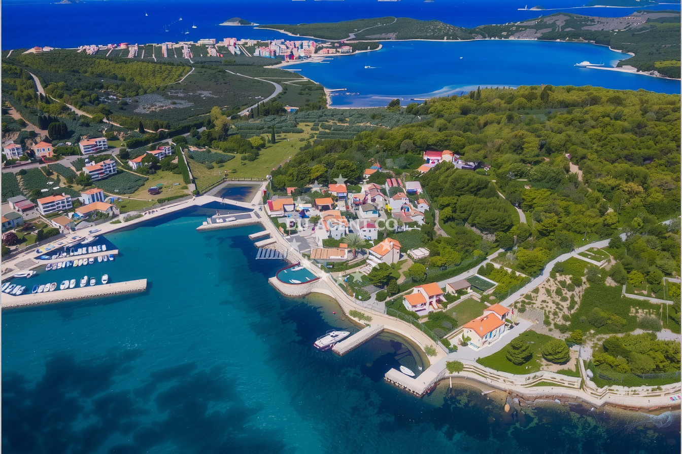 Additional view of Mali Ždrelac buoy field in Jetty in Ždrelac on the island Pašman, North Dalmatia, Croatia photo 13