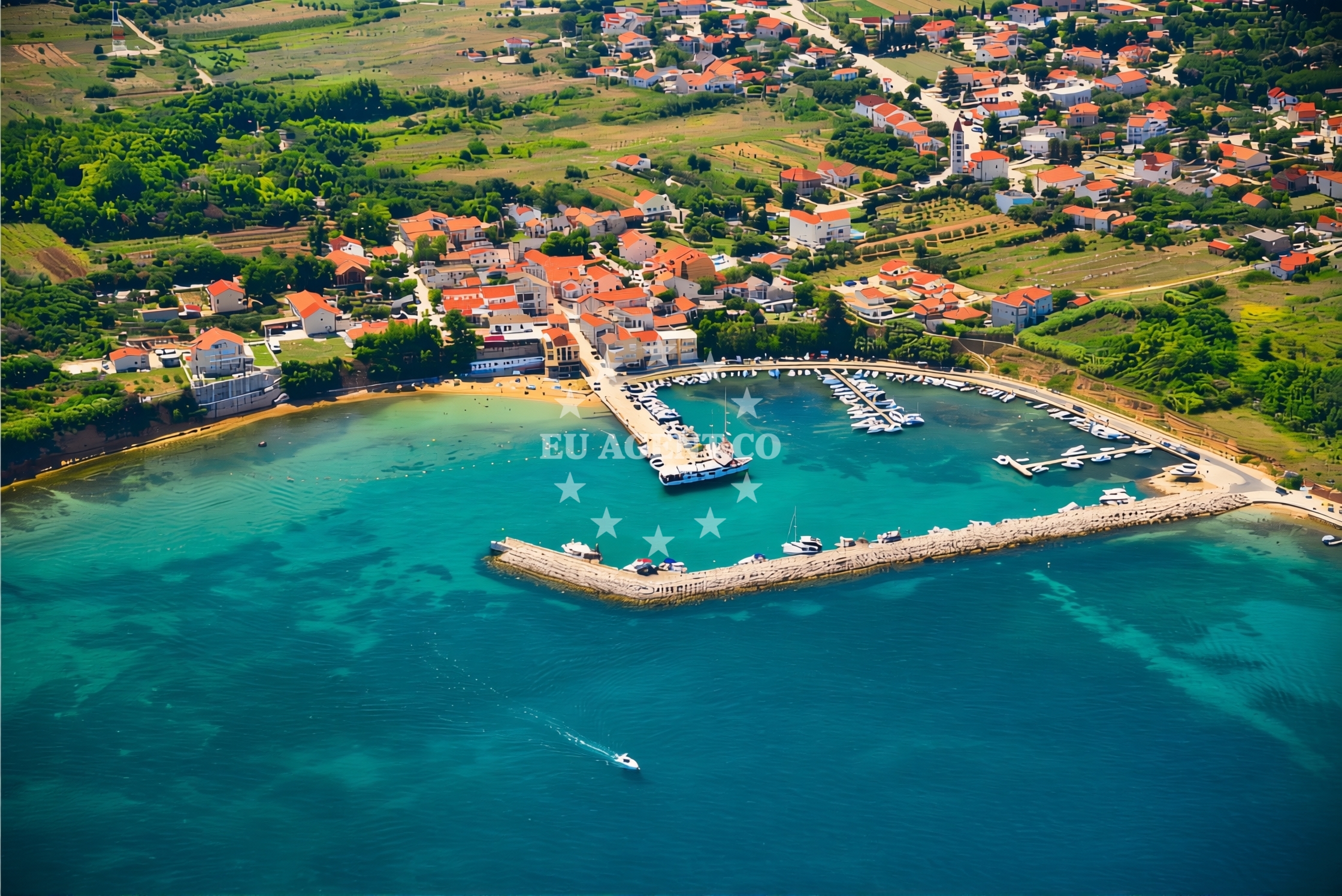 Additional view of Jetty buoy field in Jetty in Privlaka, North Dalmatia, Croatia photo 7