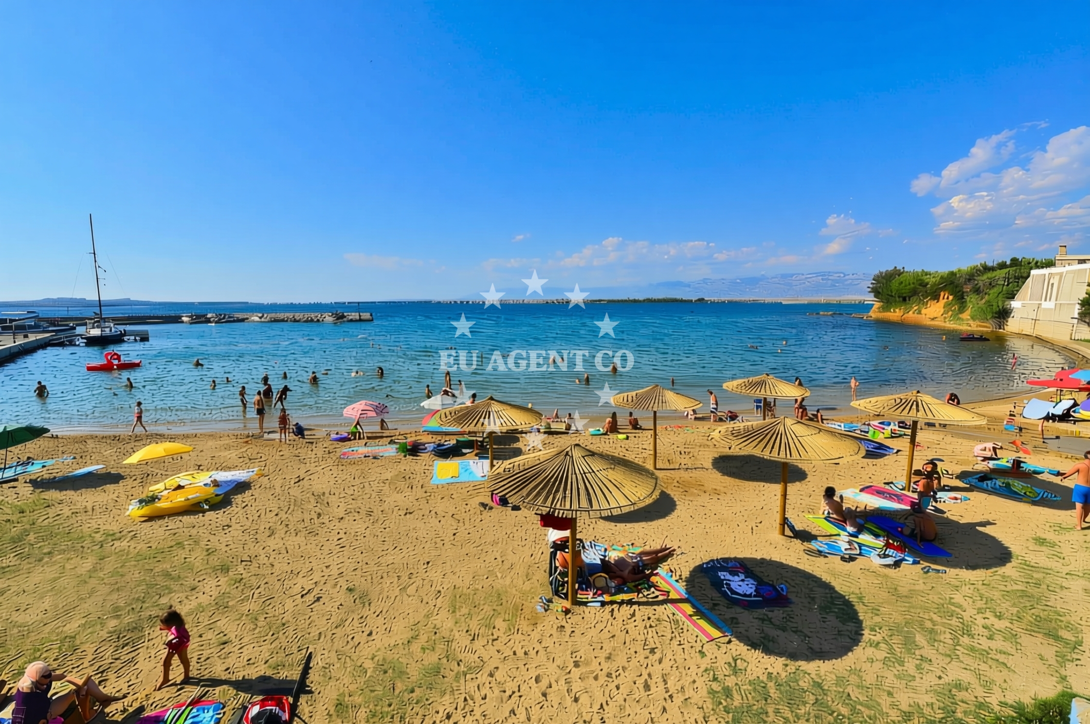 Additional view of Jetty buoy field in Jetty in Privlaka, North Dalmatia, Croatia photo 8