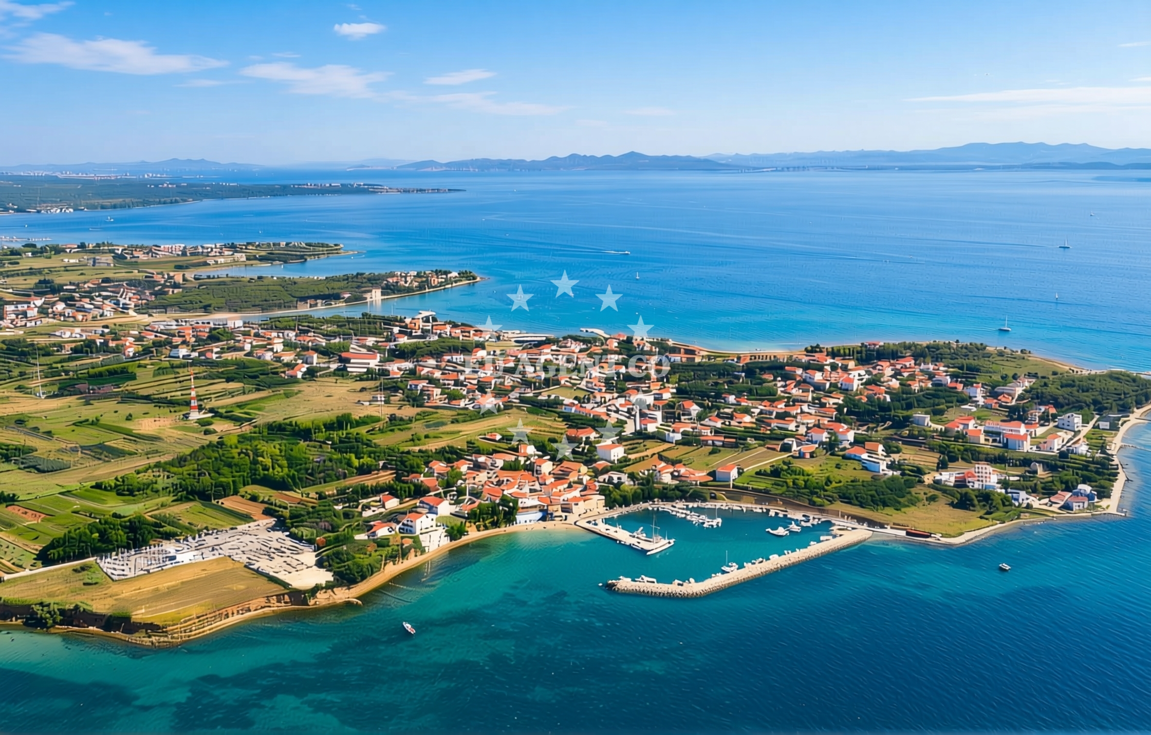 Additional view of Jetty buoy field in Jetty in Privlaka, North Dalmatia, Croatia photo 4