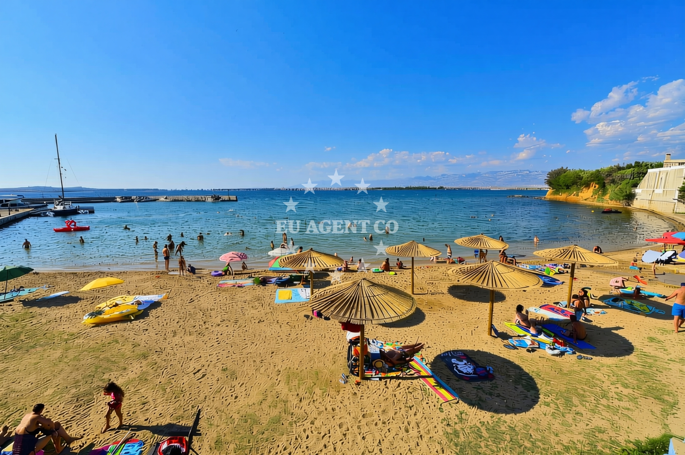 Additional view of Jetty buoy field in Jetty in Privlaka, North Dalmatia, Croatia photo 6