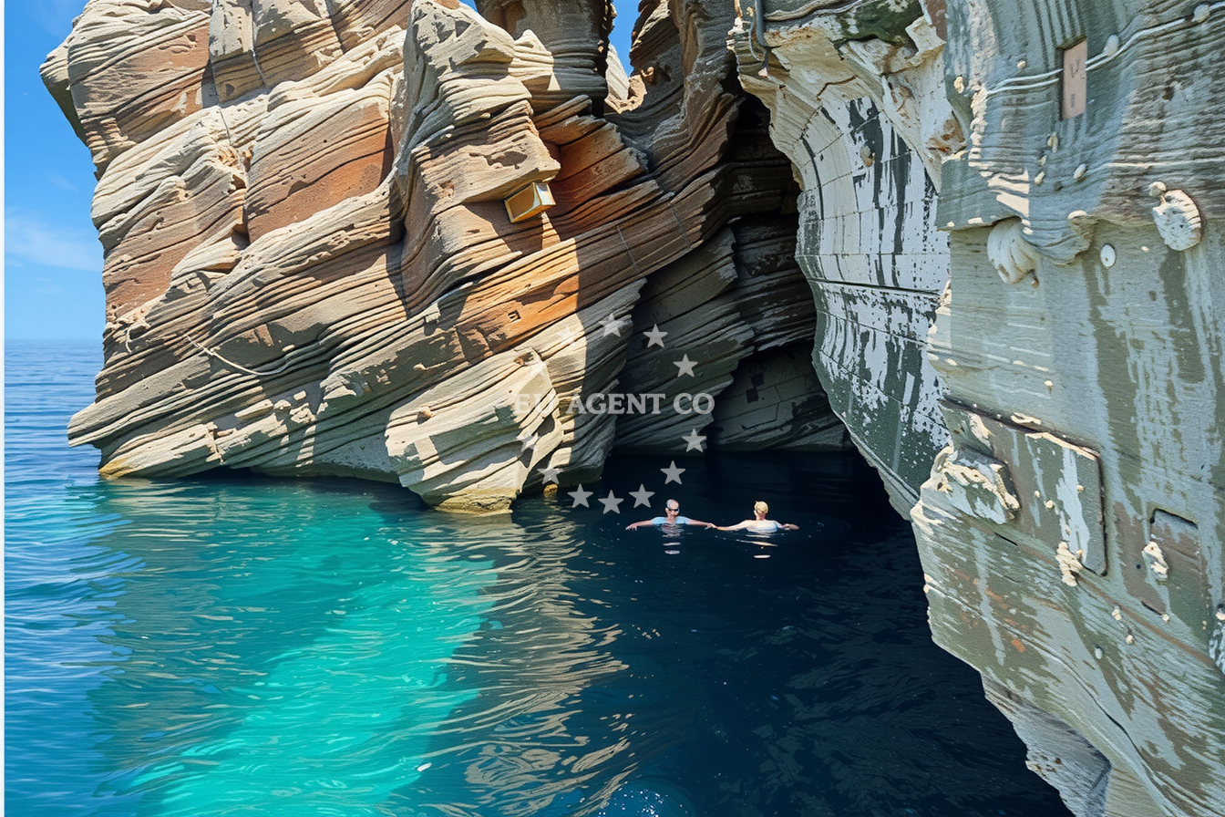 Additional view of Jetty buoy field in Jetty on the island Rava, North Dalmatia, Croatia photo 9