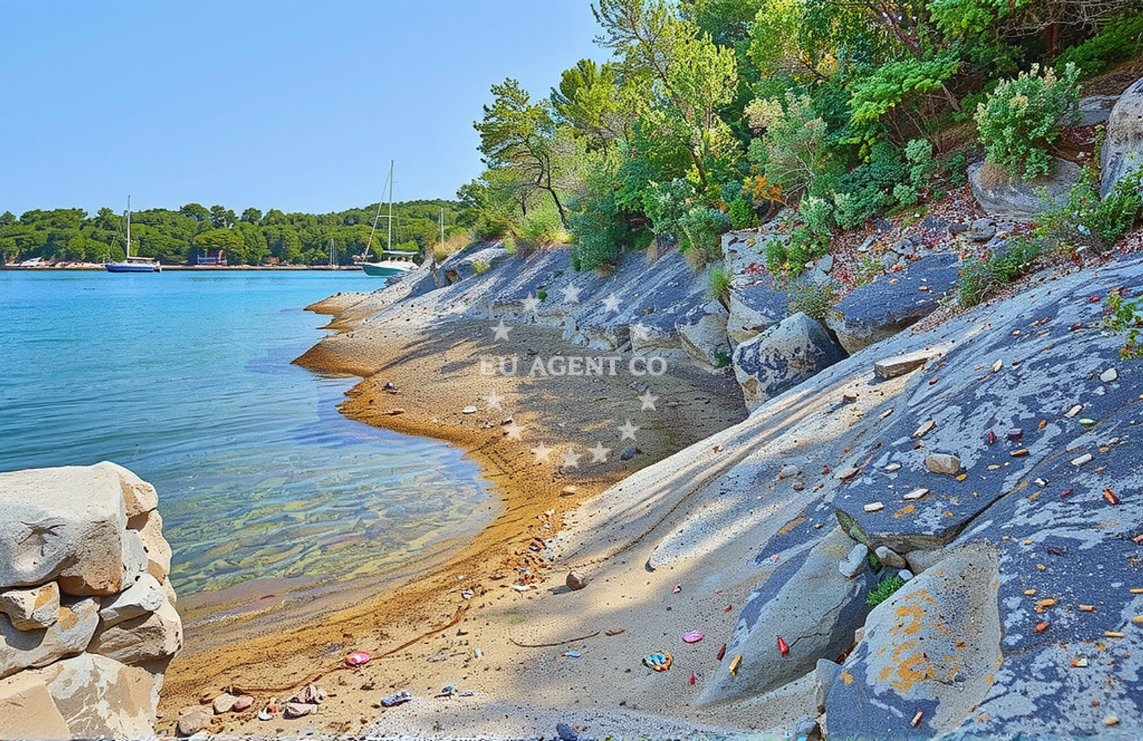 Additional view of Villa Rava buoys buoy field in Buoy field on the island Rava, North Dalmatia, Croatia photo 12