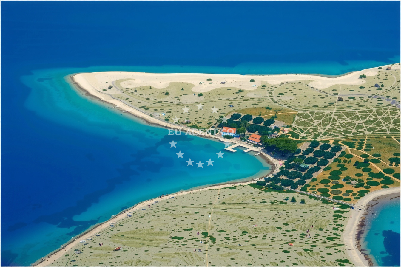 Additional view of Jetty buoy field in Jetty on the island Ravni Žakan, North Dalmatia, Croatia photo 4