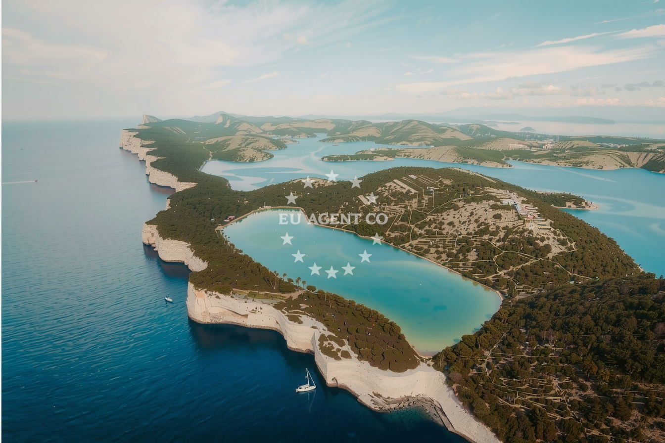 Additional view of Jetty buoy field in Jetty on the island Ravni Žakan, North Dalmatia, Croatia photo 8