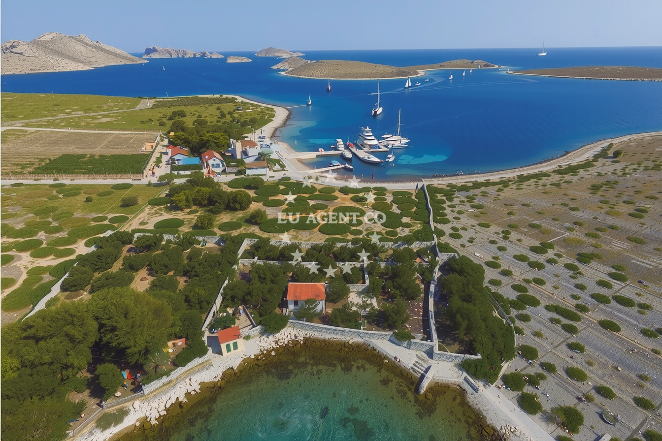 Additional view of Jetty buoy field in Jetty on the island Ravni Žakan, North Dalmatia, Croatia photo 10
