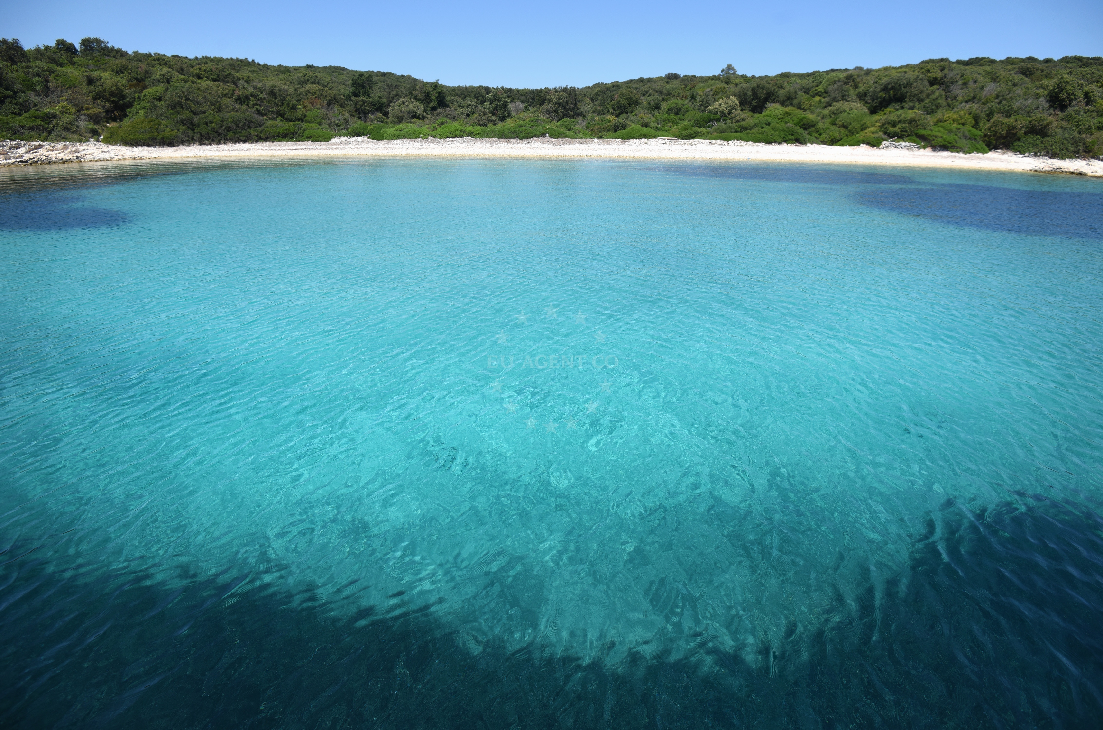 Nautical view of Papranica Bay, Silba Island