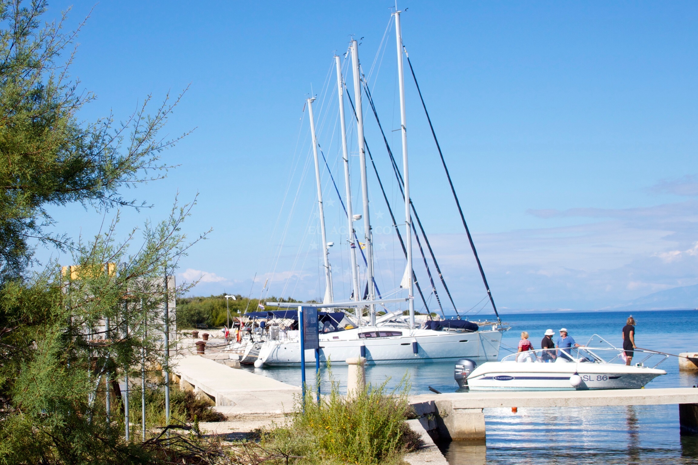 Konoba Silba berths in Silba, North Dalmatia, Croatia