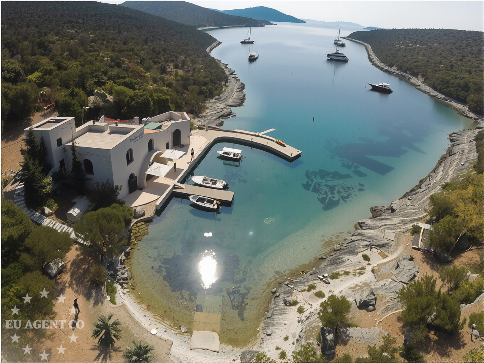 Buoy Field Griparica near Skarda, North Dalmatia, Croatia