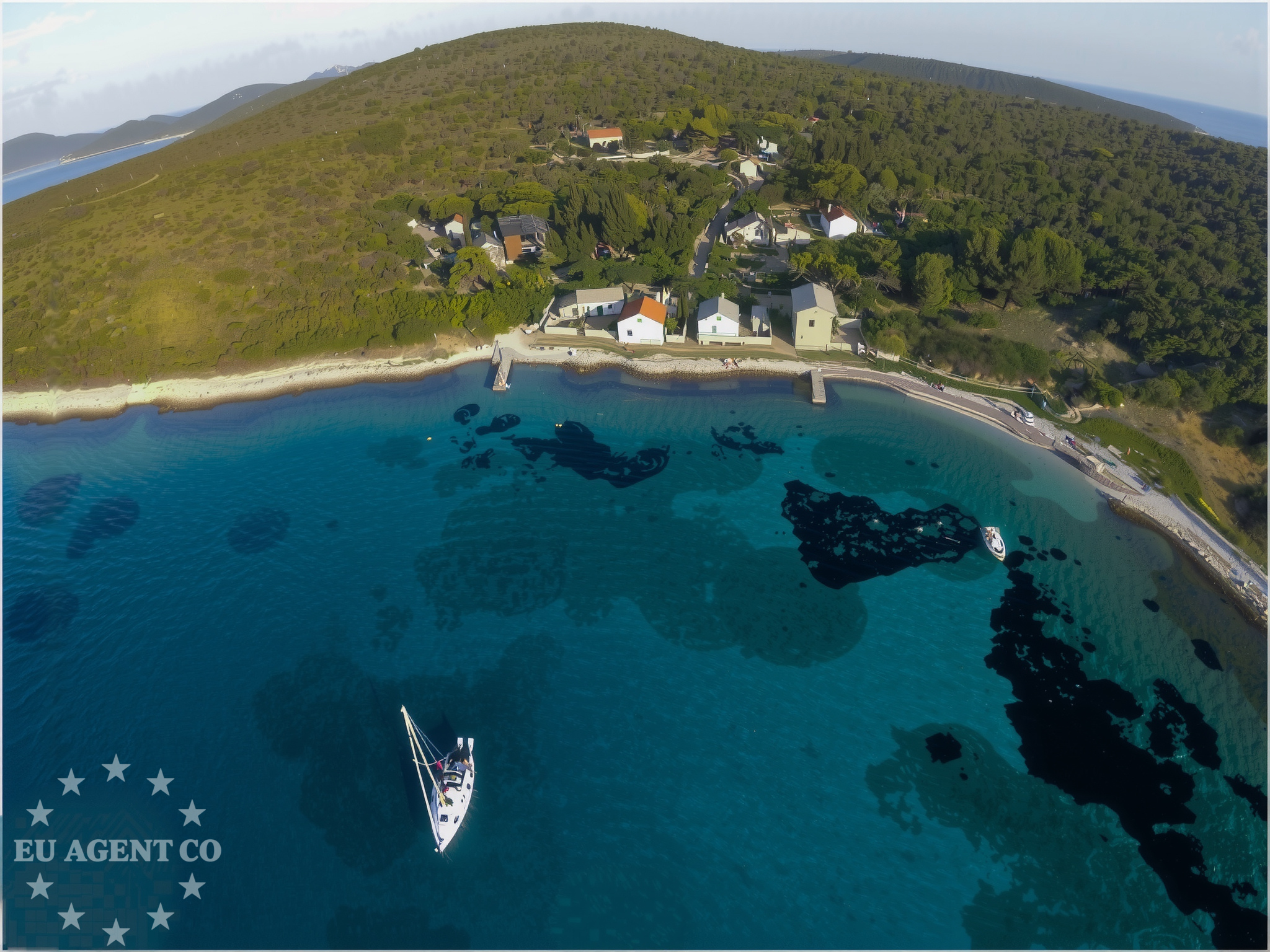 Additional view of Jetty buoy field in Jetty on the island Škarda, North Dalmatia, Croatia photo 6