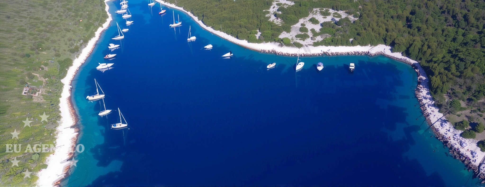 Additional view of Jetty buoy field in Jetty on the island Škarda, North Dalmatia, Croatia photo 9