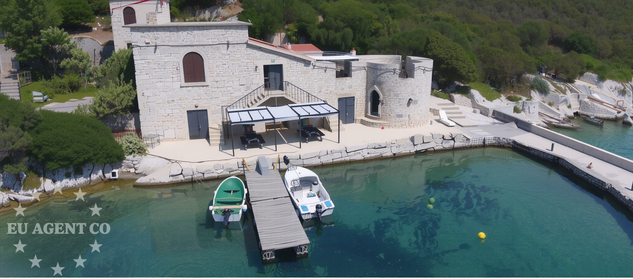 Additional view of Jetty buoy field in Jetty on the island Škarda, North Dalmatia, Croatia photo 10