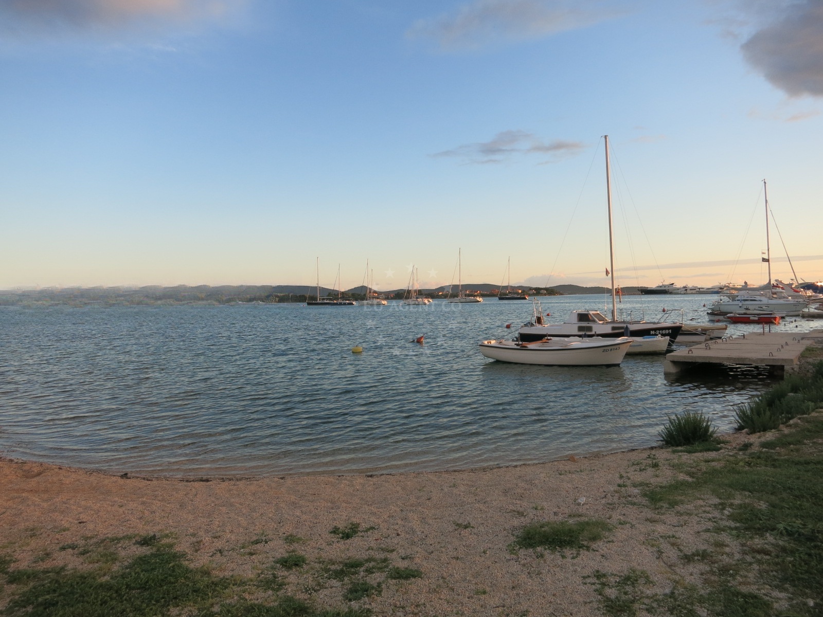 Buoy markers in Sukosan, North Dalmatia