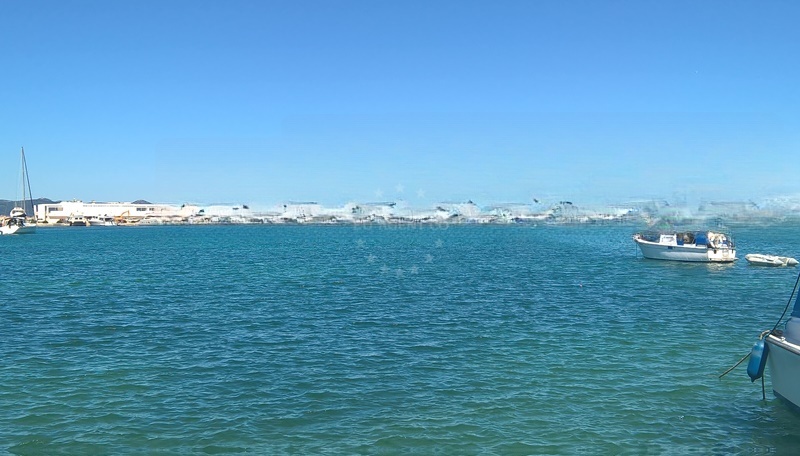Buoy field location in Sukosan, North Dalmatia