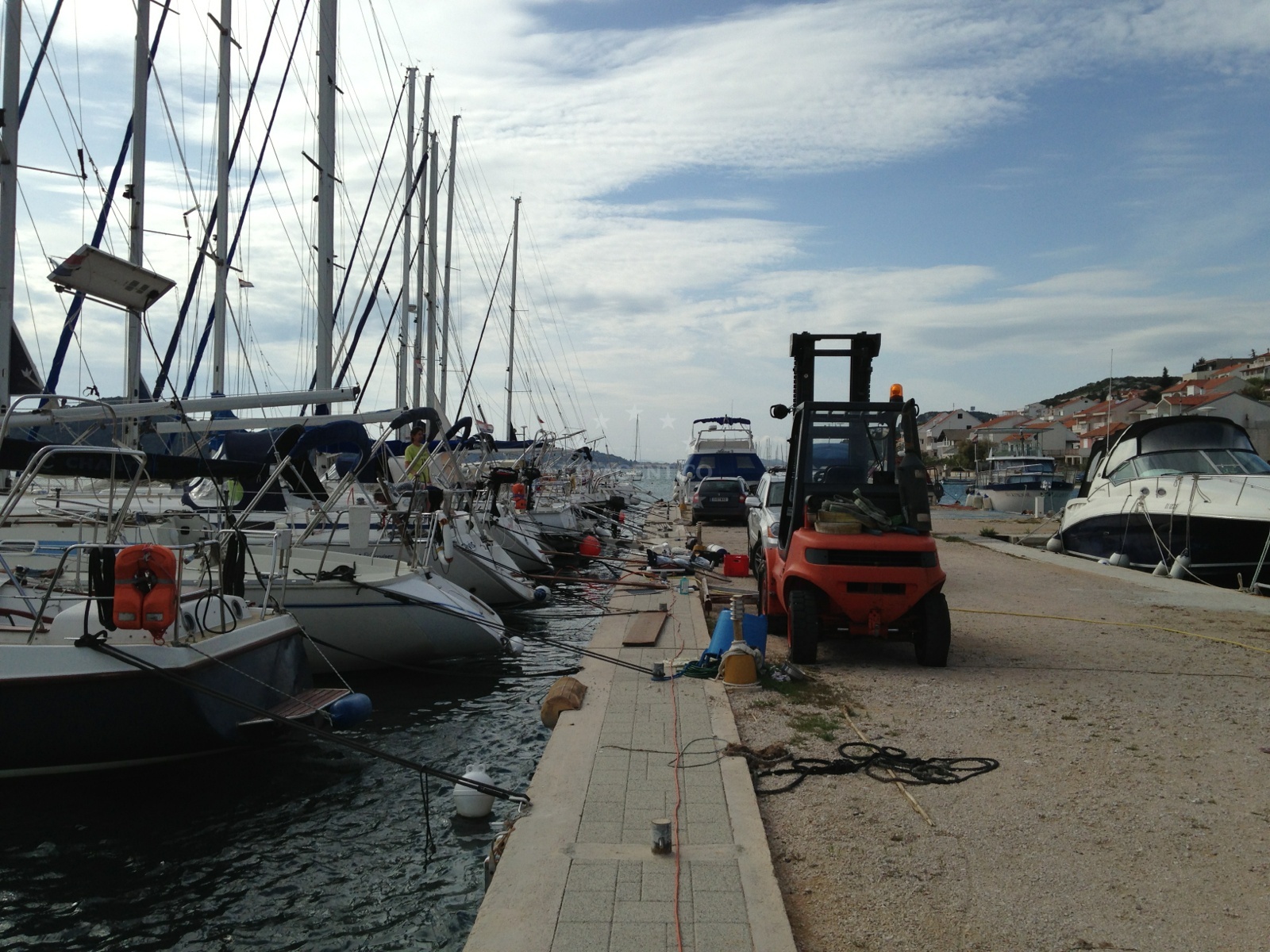 Gina Jetty in Tisno, North Dalmatia, Croatia – mooring for small vessels