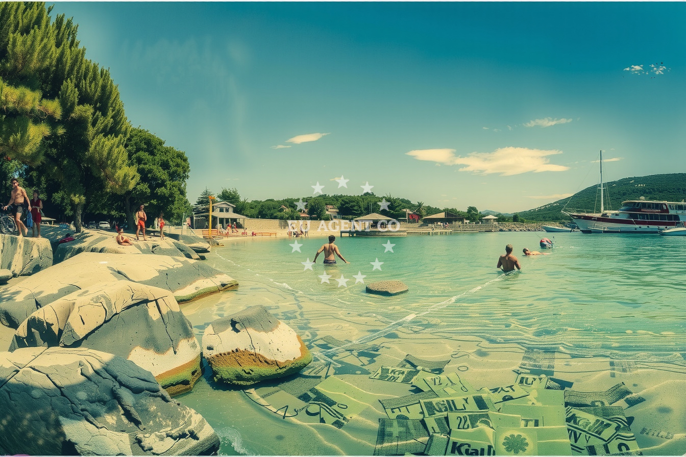 Additional view of Jetty buoy field in Jetty in Tisno, North Dalmatia, Croatia photo 13