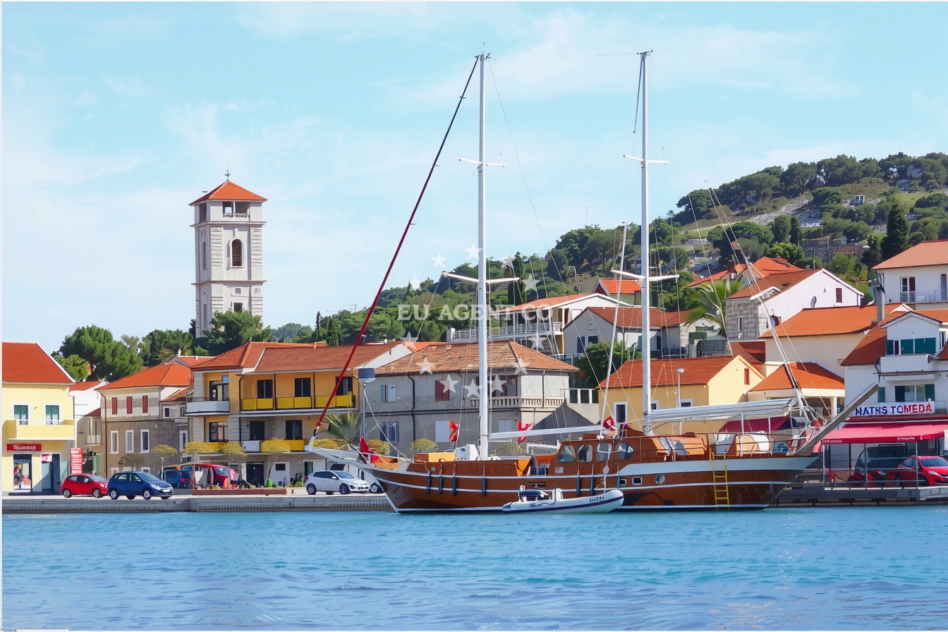 Additional view of Quay buoy field in Quay in Tisno, North Dalmatia, Croatia photo 6