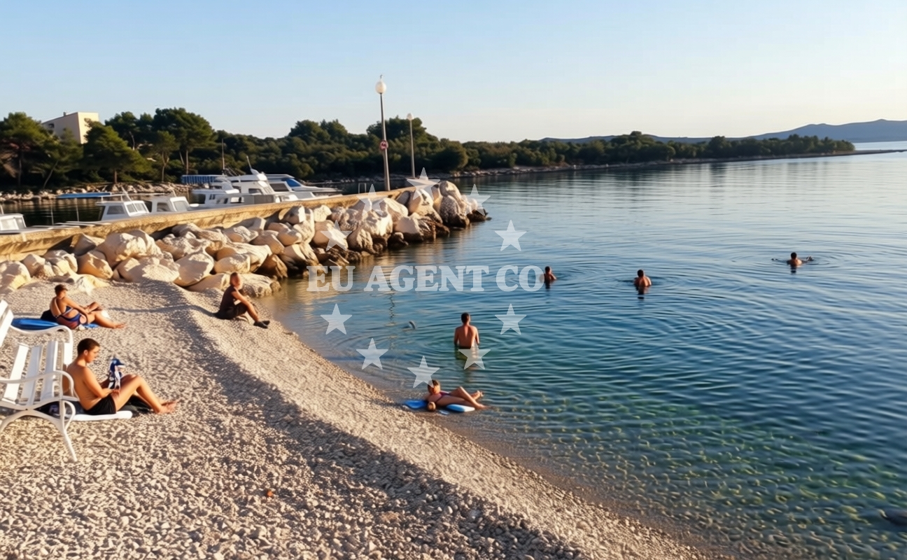 Boats mooring at Jetty Pavlešina, Ugljan