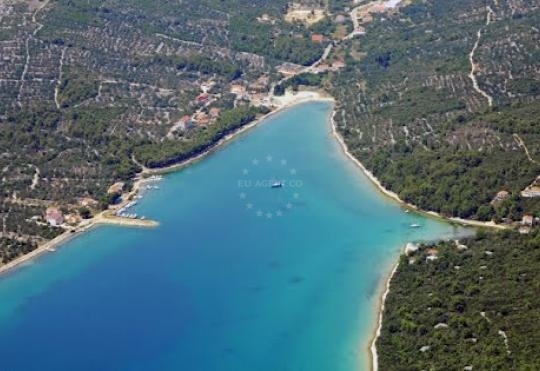 Buoy field in Kali, Ugljan, North Dalmatia, Croatia