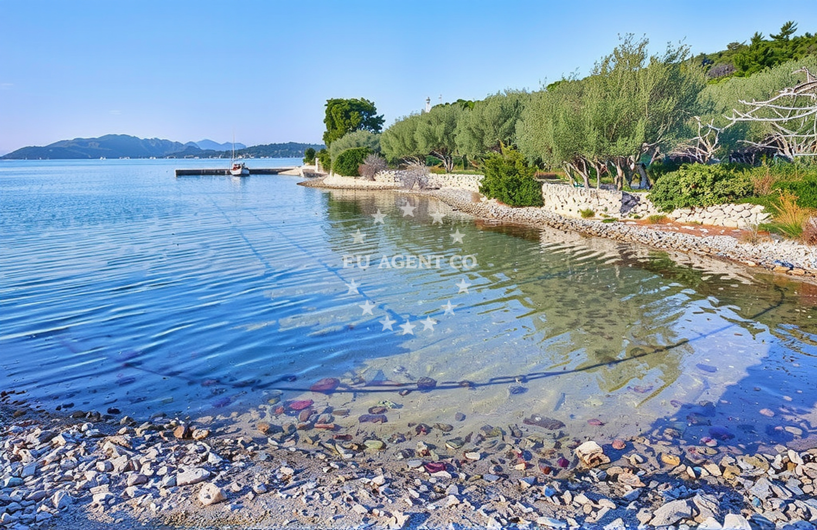 Marina in Kukljica, Ugljan, North Dalmatia